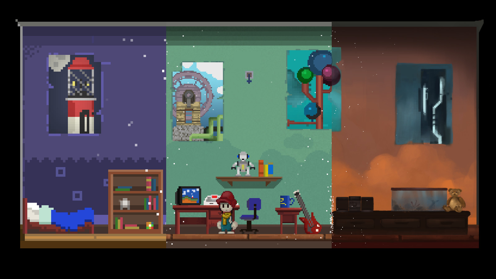 Скриншот: A Pixel Story