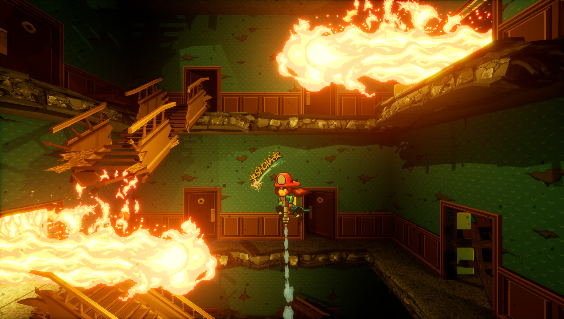 Скриншот: Firegirl: Hack 'n Splash Rescue DX