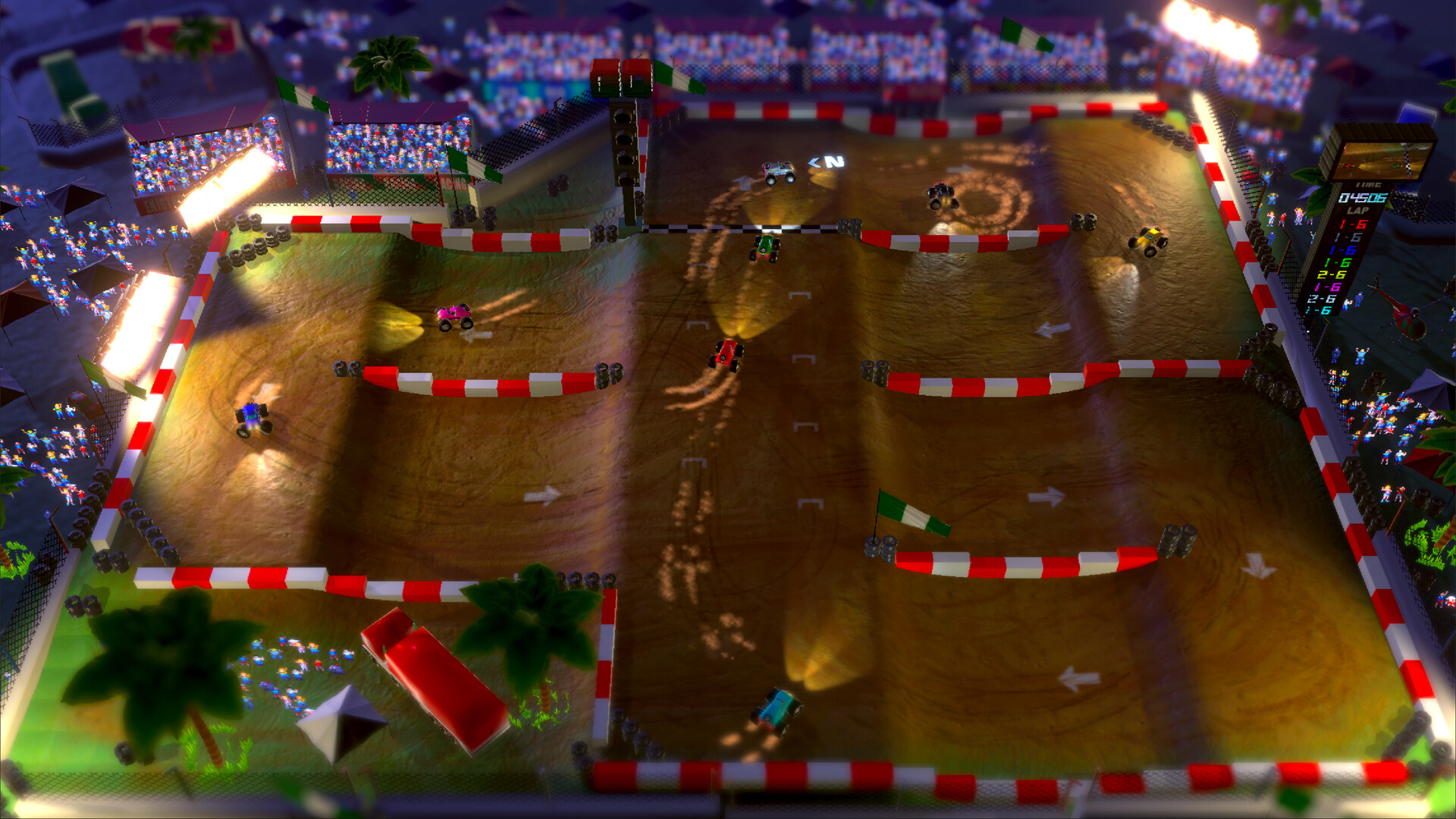 Скриншот: Rock 'N Racing Off Road DX