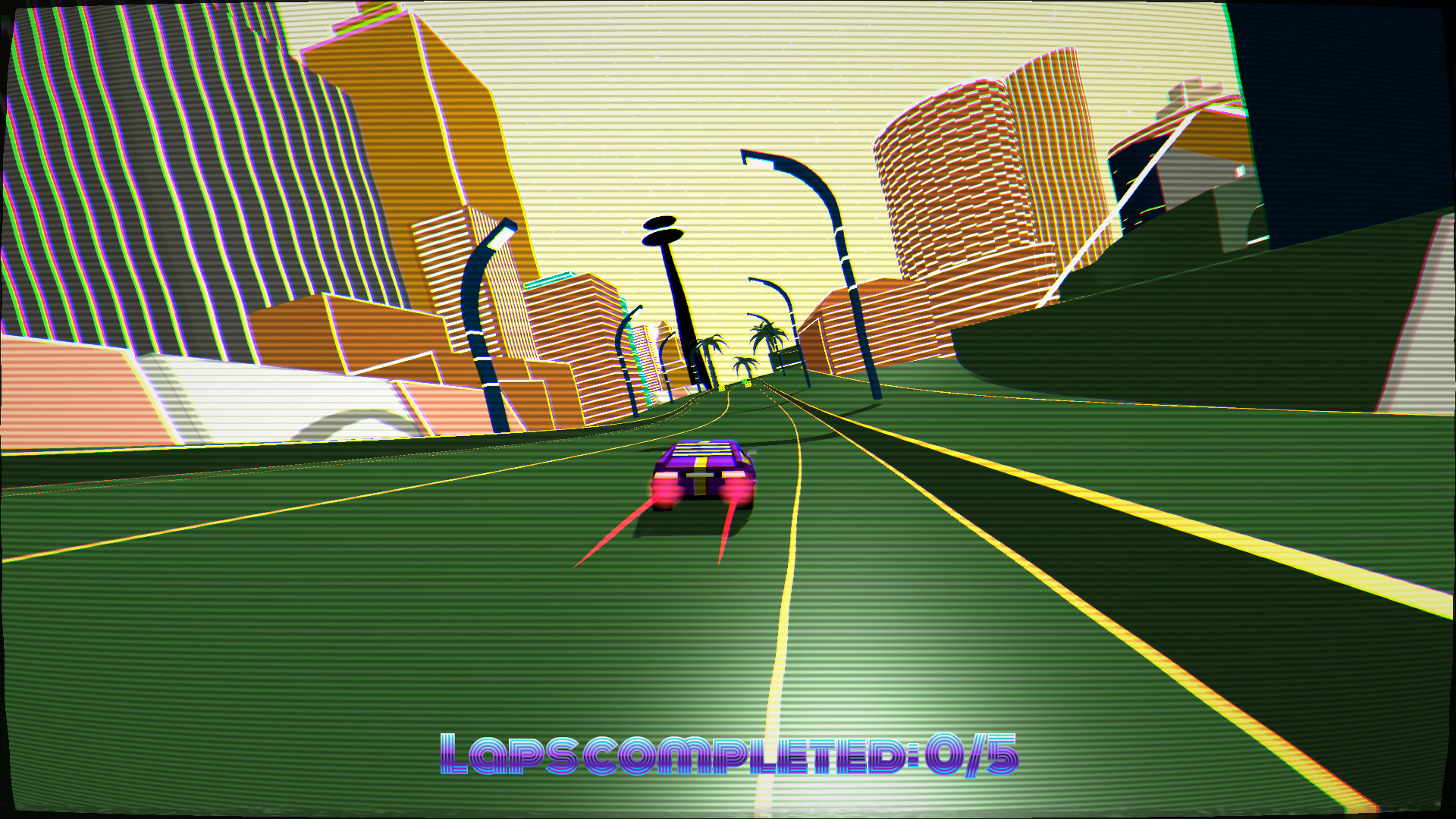 Скриншот: Retro Racer