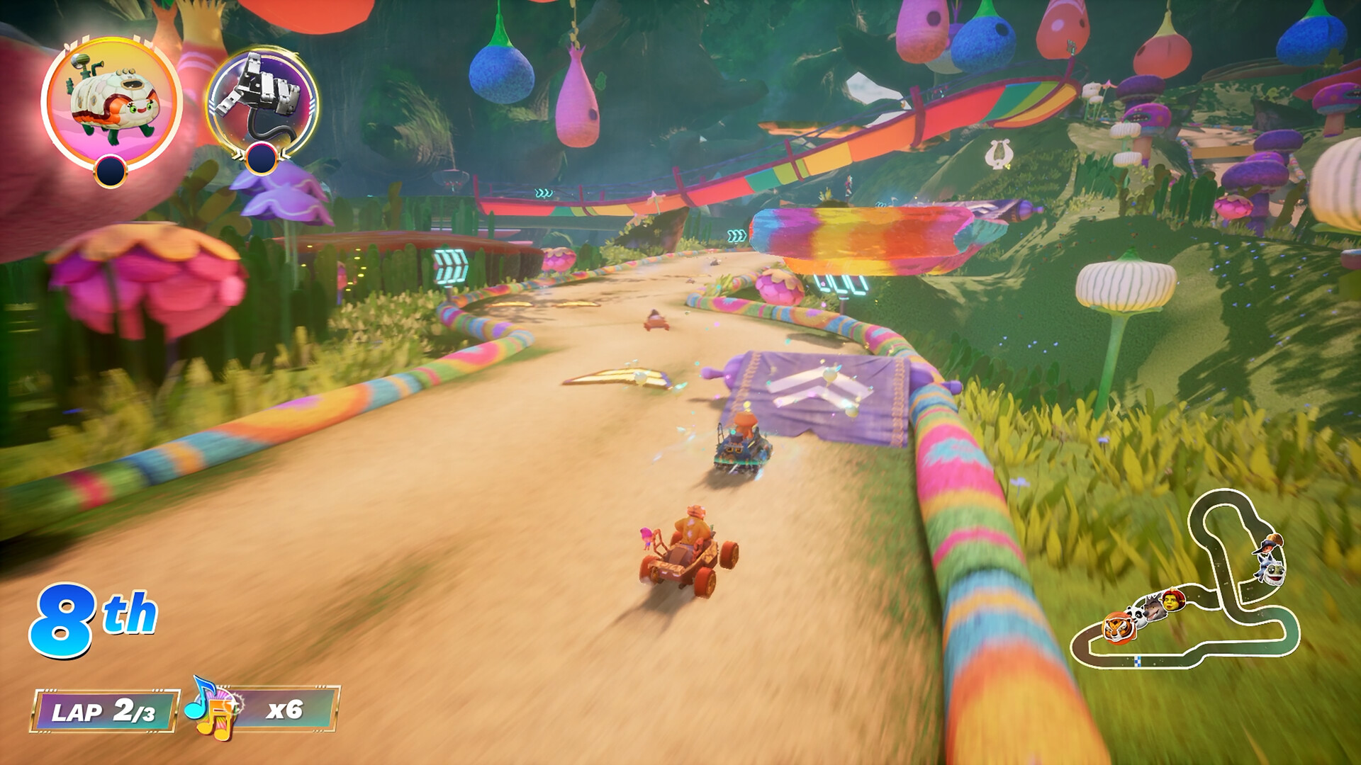 Скриншот: DreamWorks All-Star Kart Racing