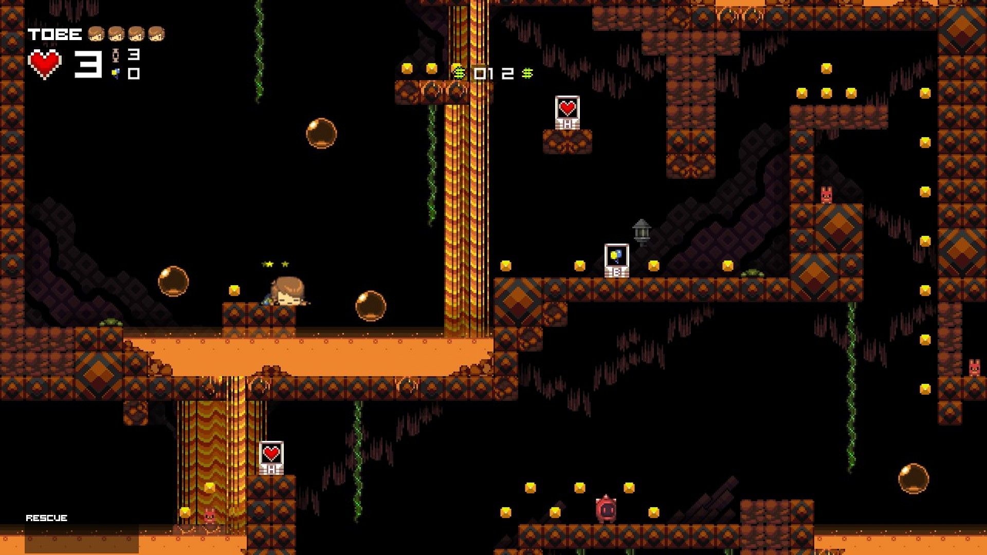 Скриншот: Tobe's Vertical Adventure
