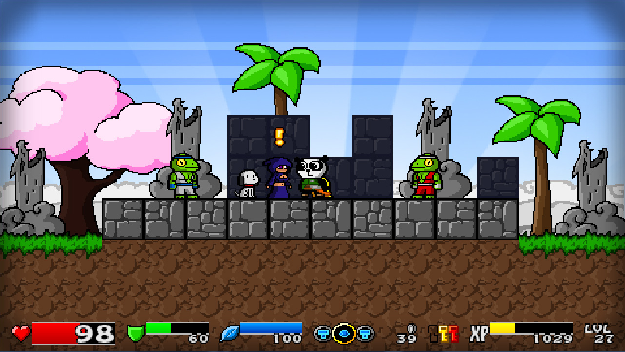 Скриншот: Super Panda Adventures