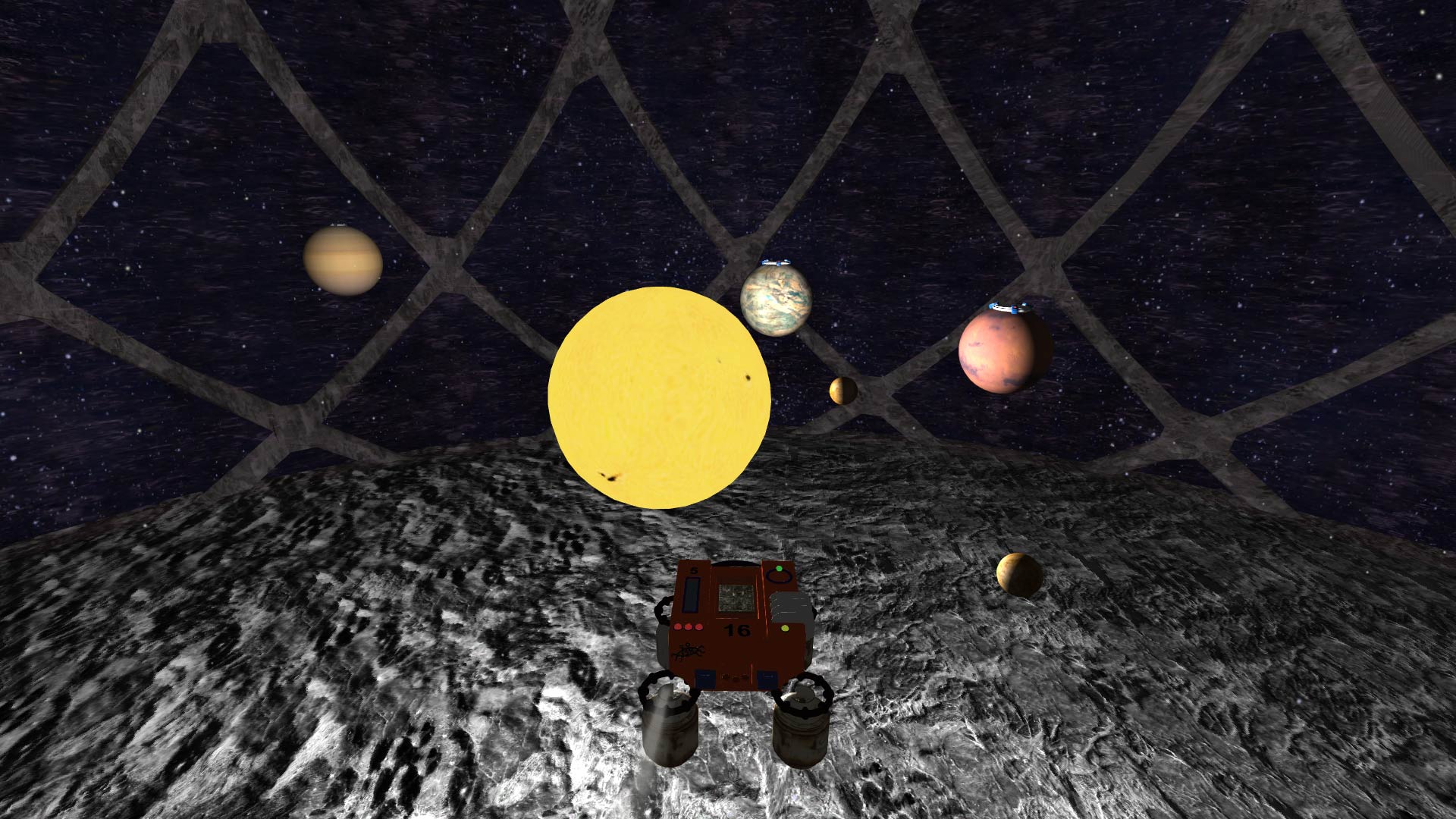 Скриншот: Crashed Lander