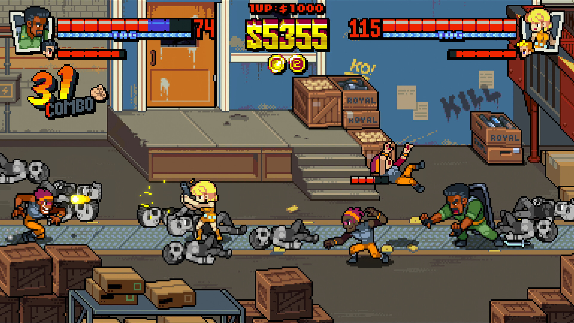 Скриншот: Double Dragon Gaiden: Rise Of The Dragons