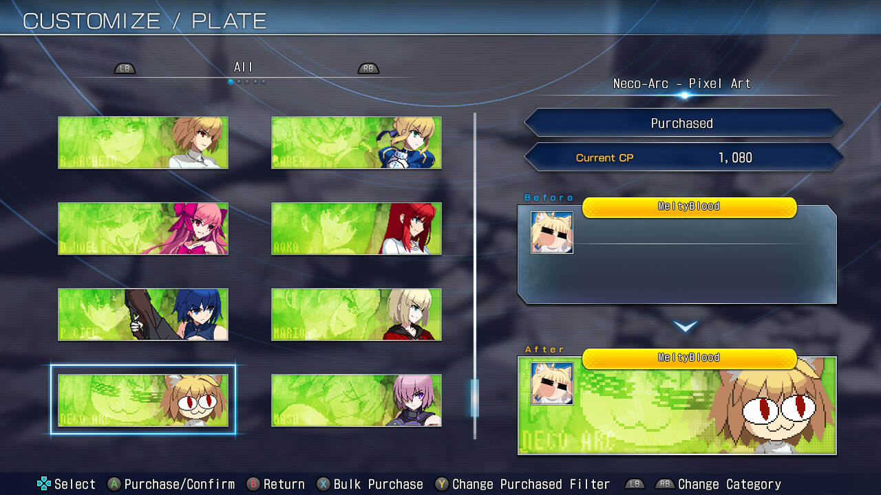 Скриншот: MELTY BLOOD: TYPE LUMINA