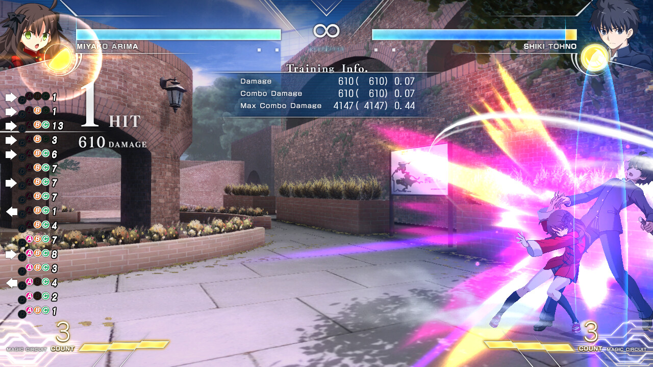 Скриншот: MELTY BLOOD: TYPE LUMINA
