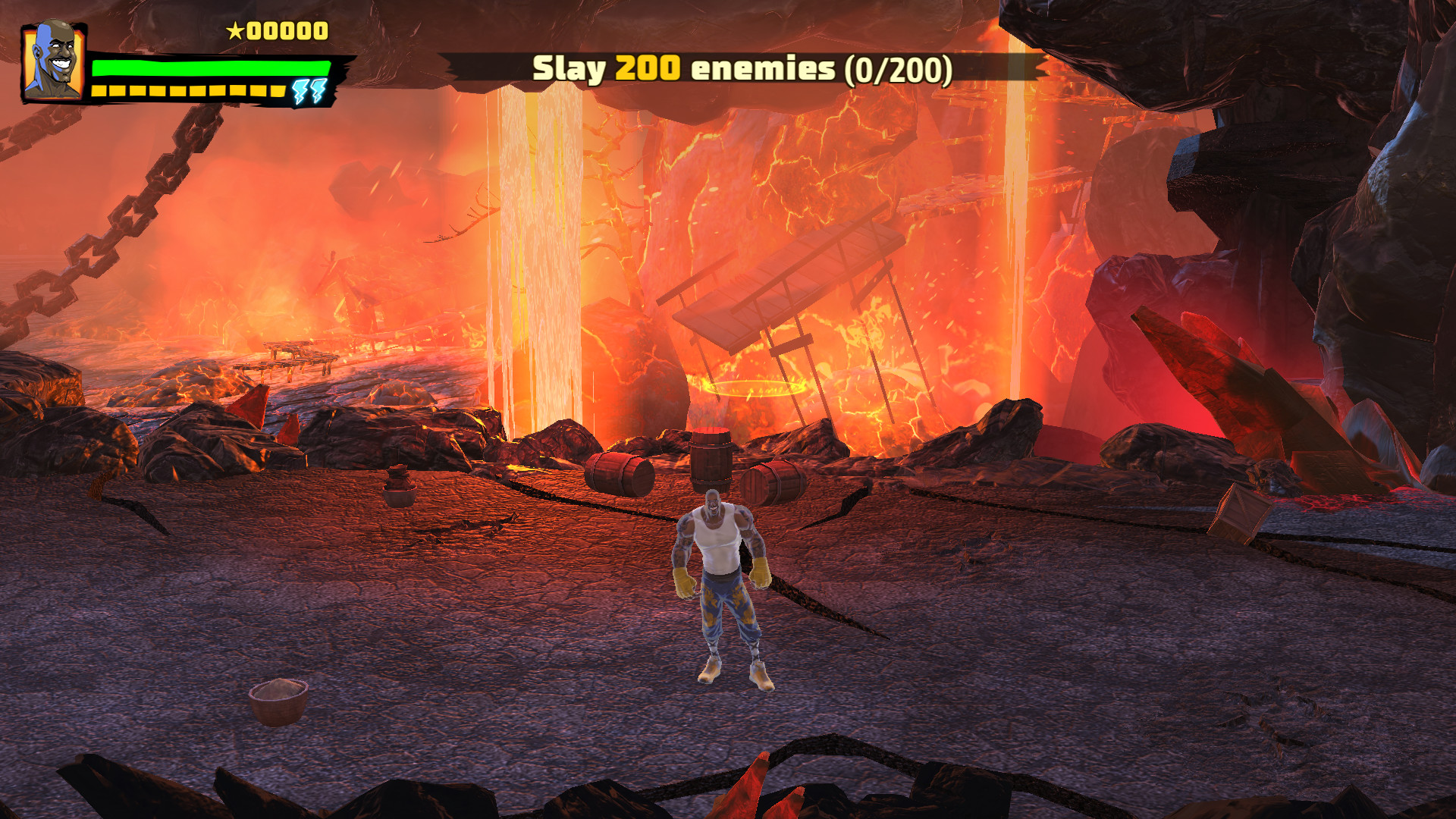 Скриншот: Shaq Fu: A Legend Reborn