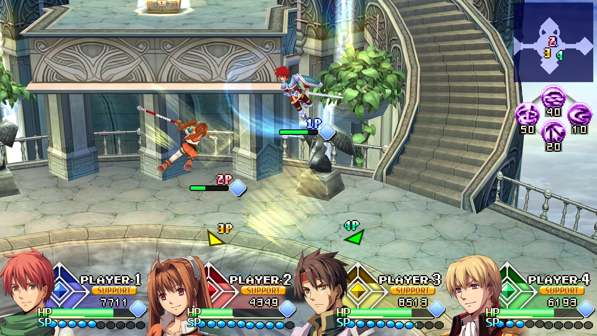 Скриншот: Ys vs. Trails in the Sky: Alternative Saga
