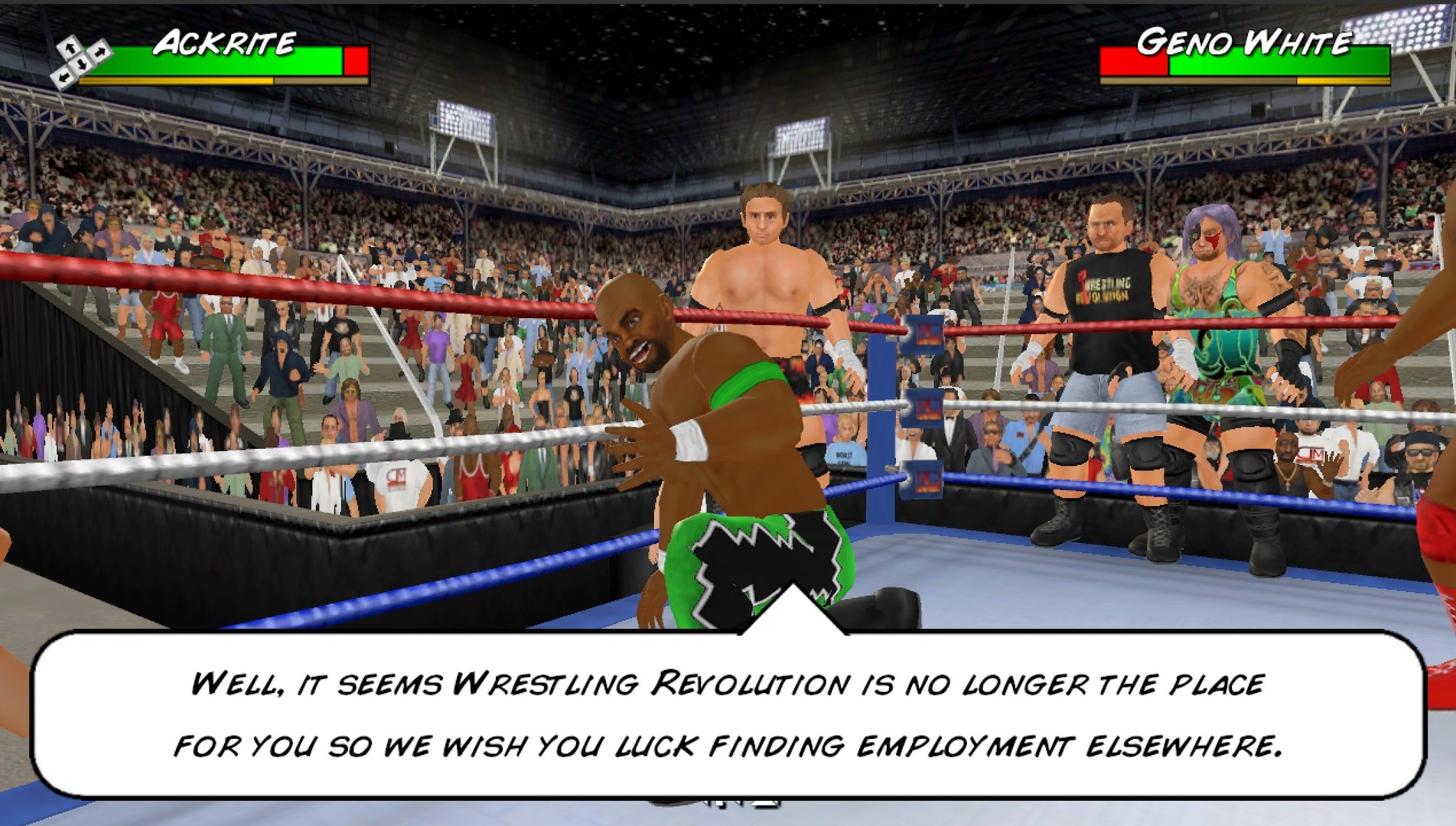Скриншот: Wrestling Empire