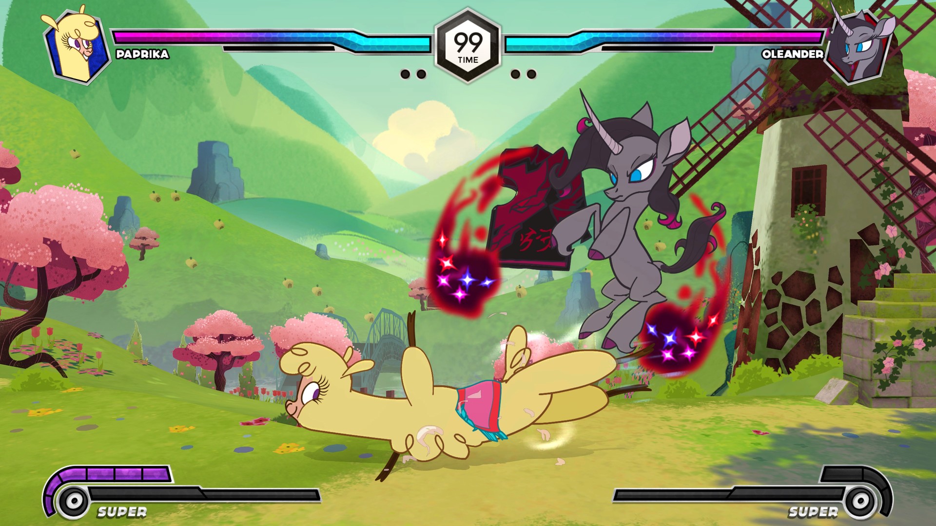 Скриншот: Them's Fightin' Herds