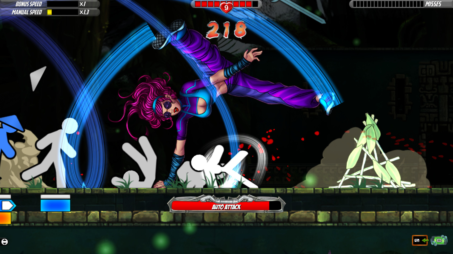 Скриншот: One Finger Death Punch 2