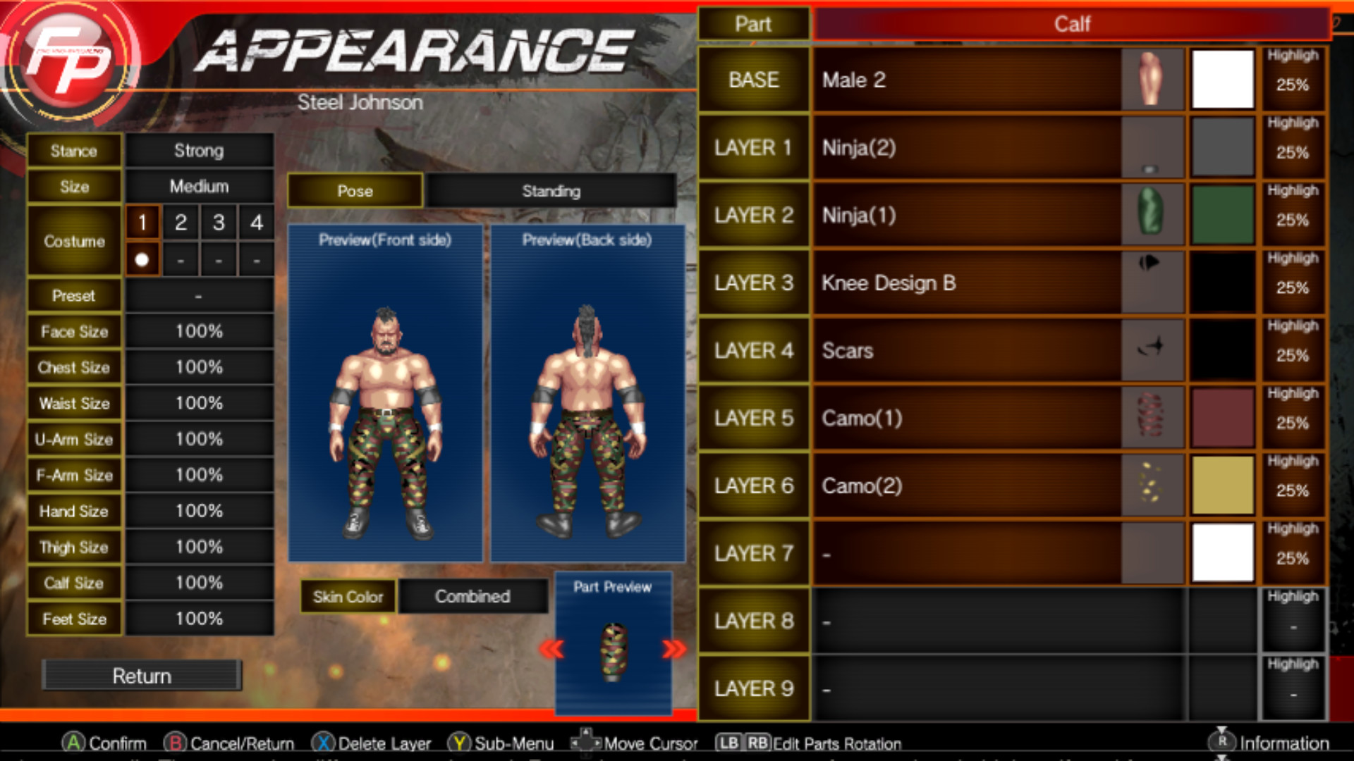 Скриншот: Fire Pro Wrestling World