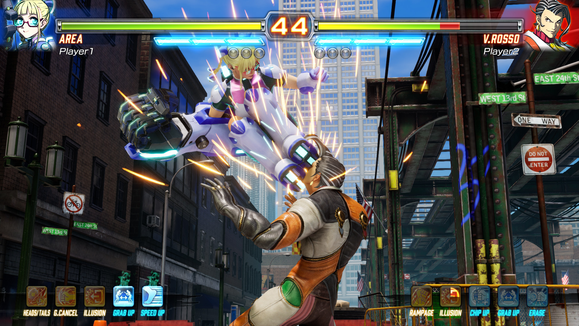 Скриншот: FIGHTING EX LAYER