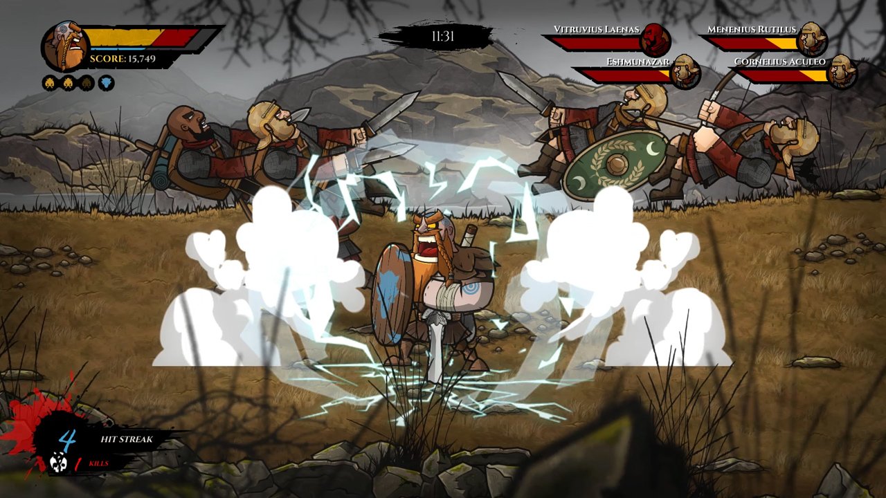 Скриншот: Wulverblade