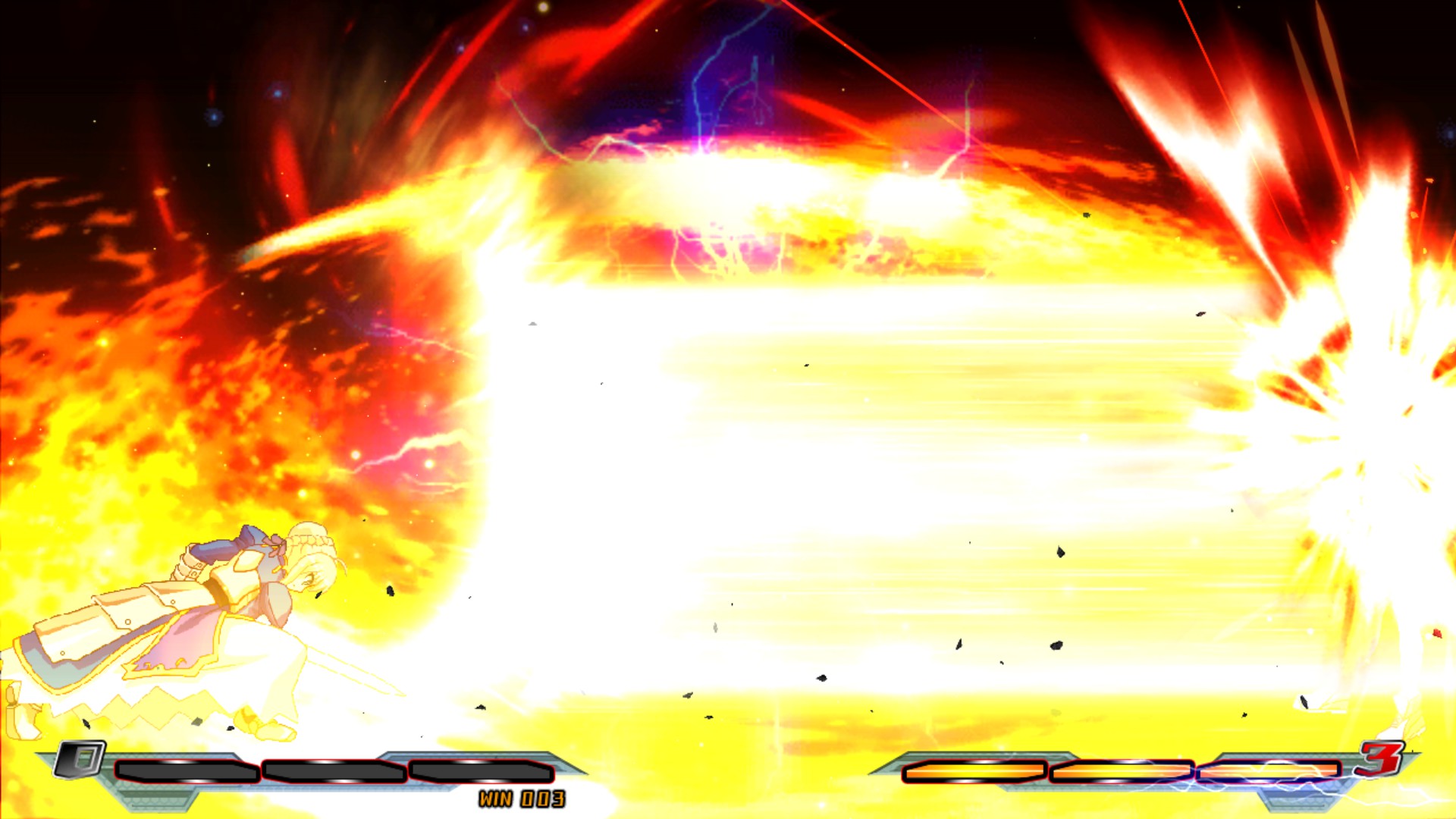 Скриншот: Nitroplus Blasterz: Heroines Infinite Duel