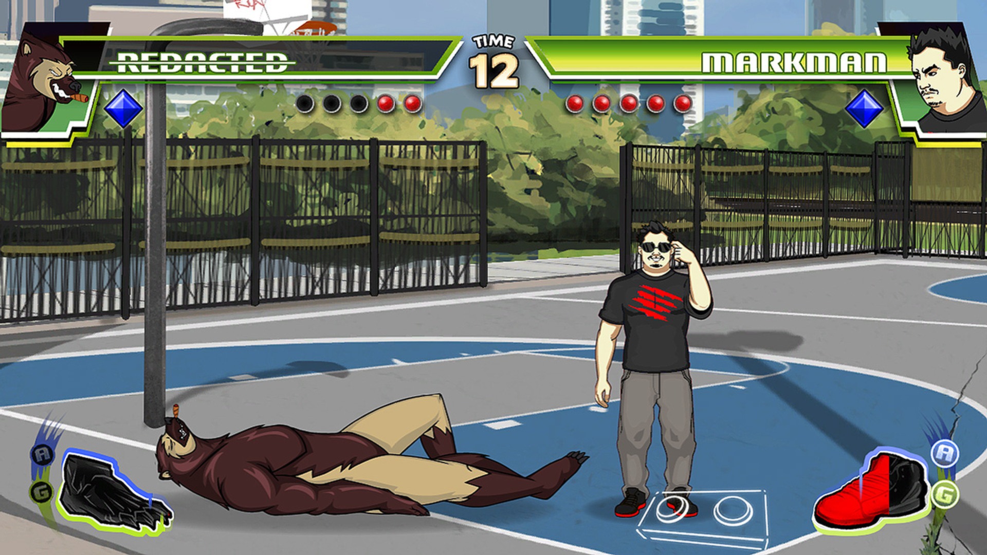Скриншот: Divekick