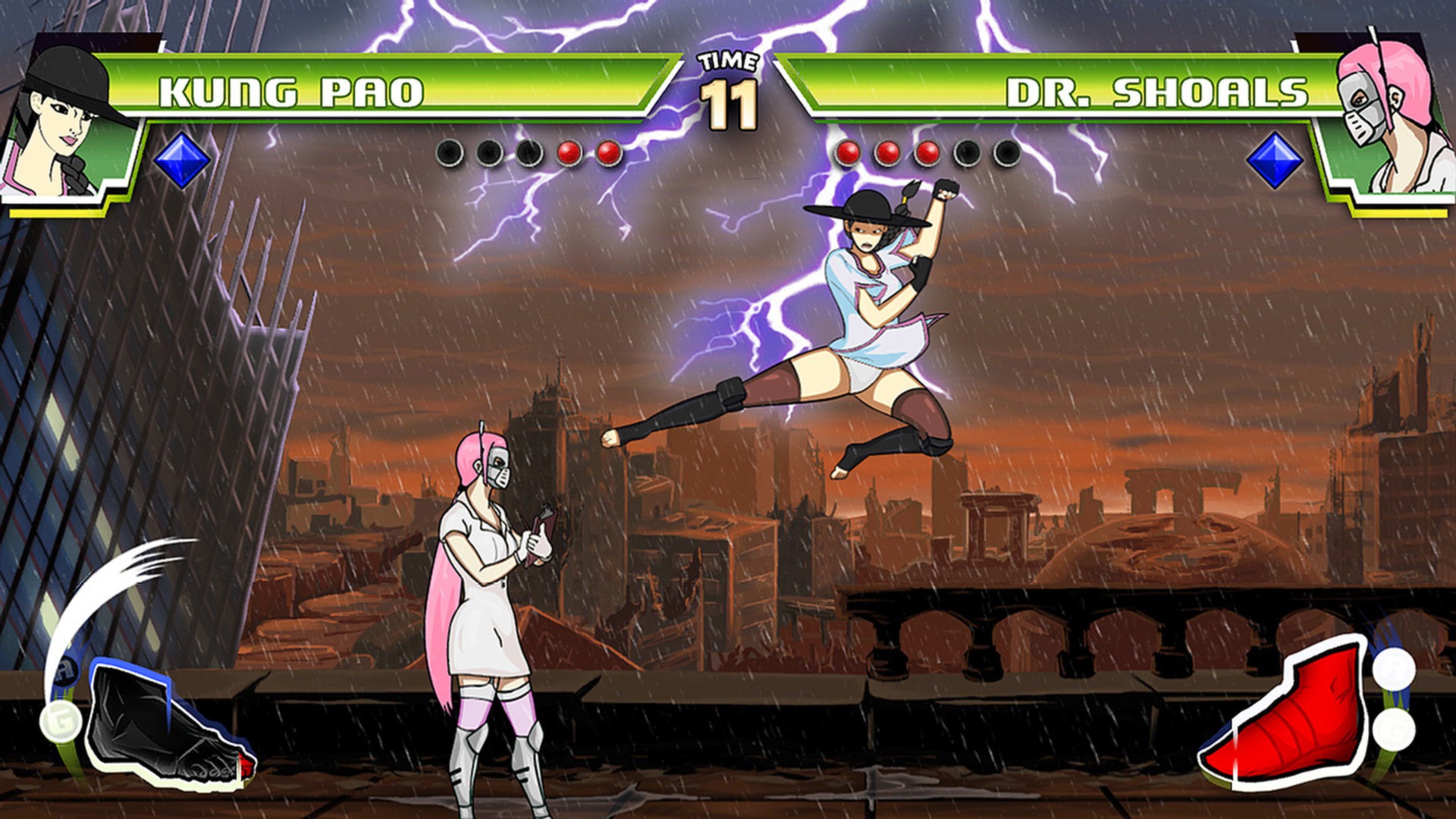 Скриншот: Divekick