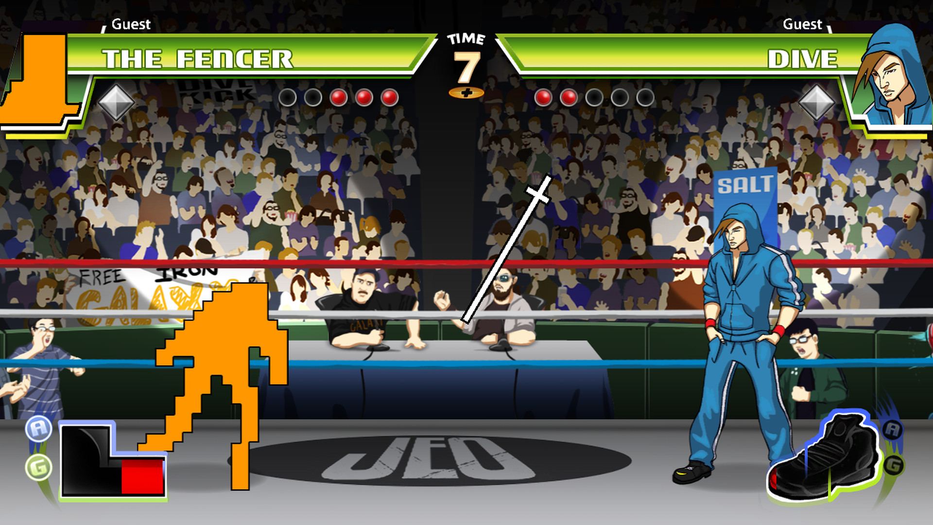 Скриншот: Divekick