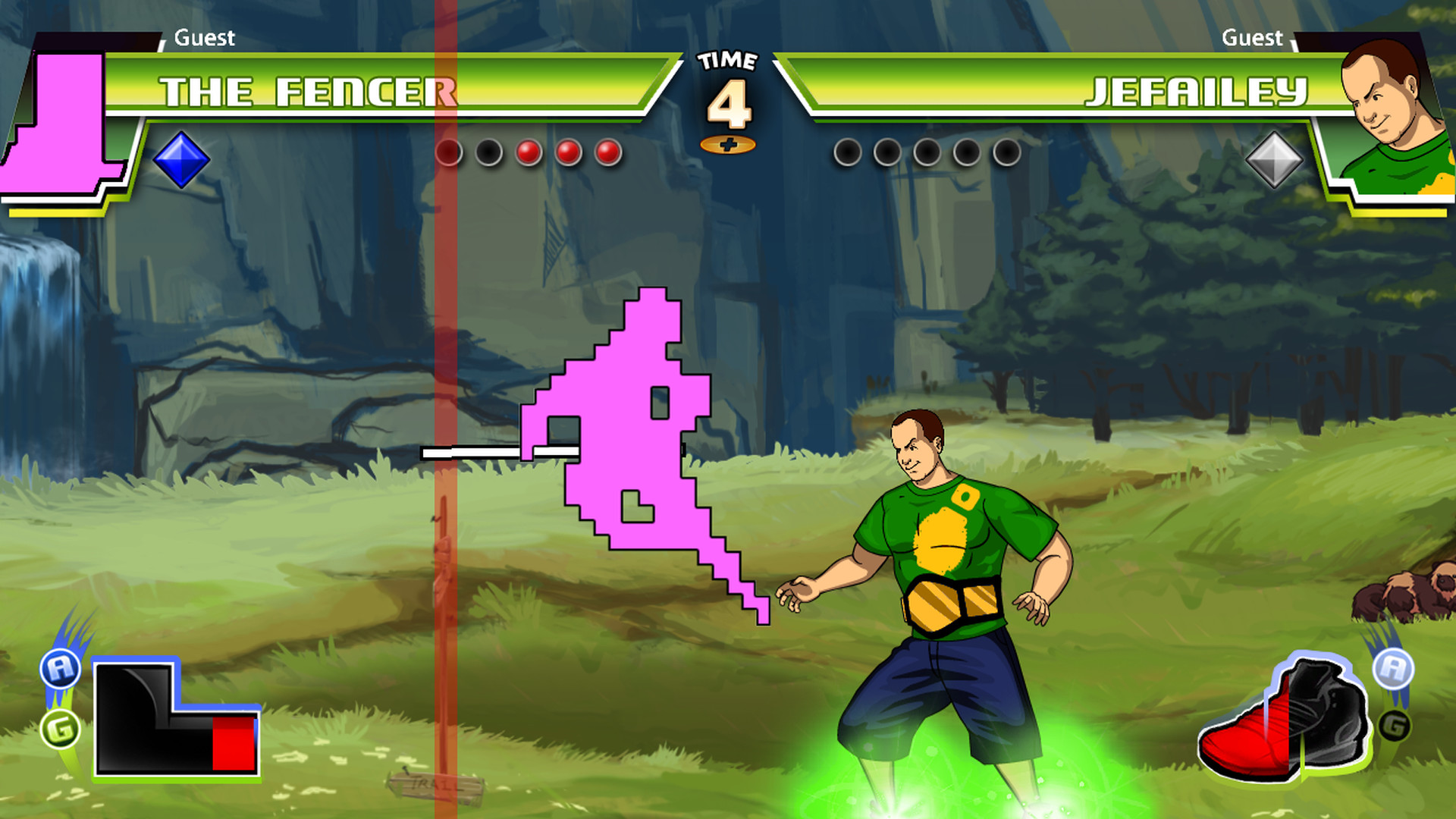 Скриншот: Divekick