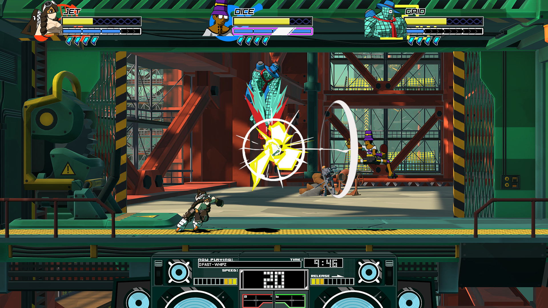 Скриншот: Lethal League Blaze