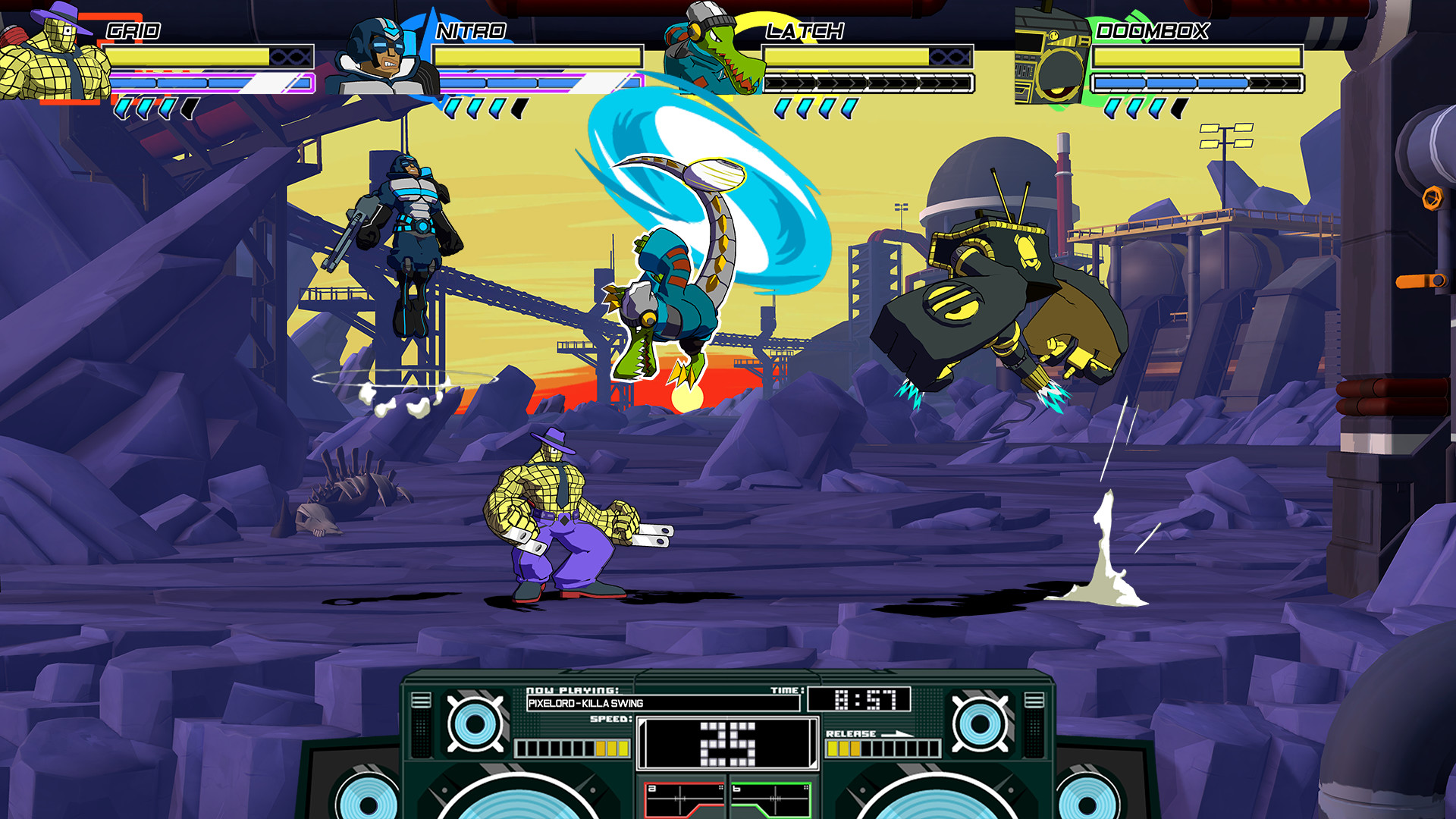 Скриншот: Lethal League Blaze