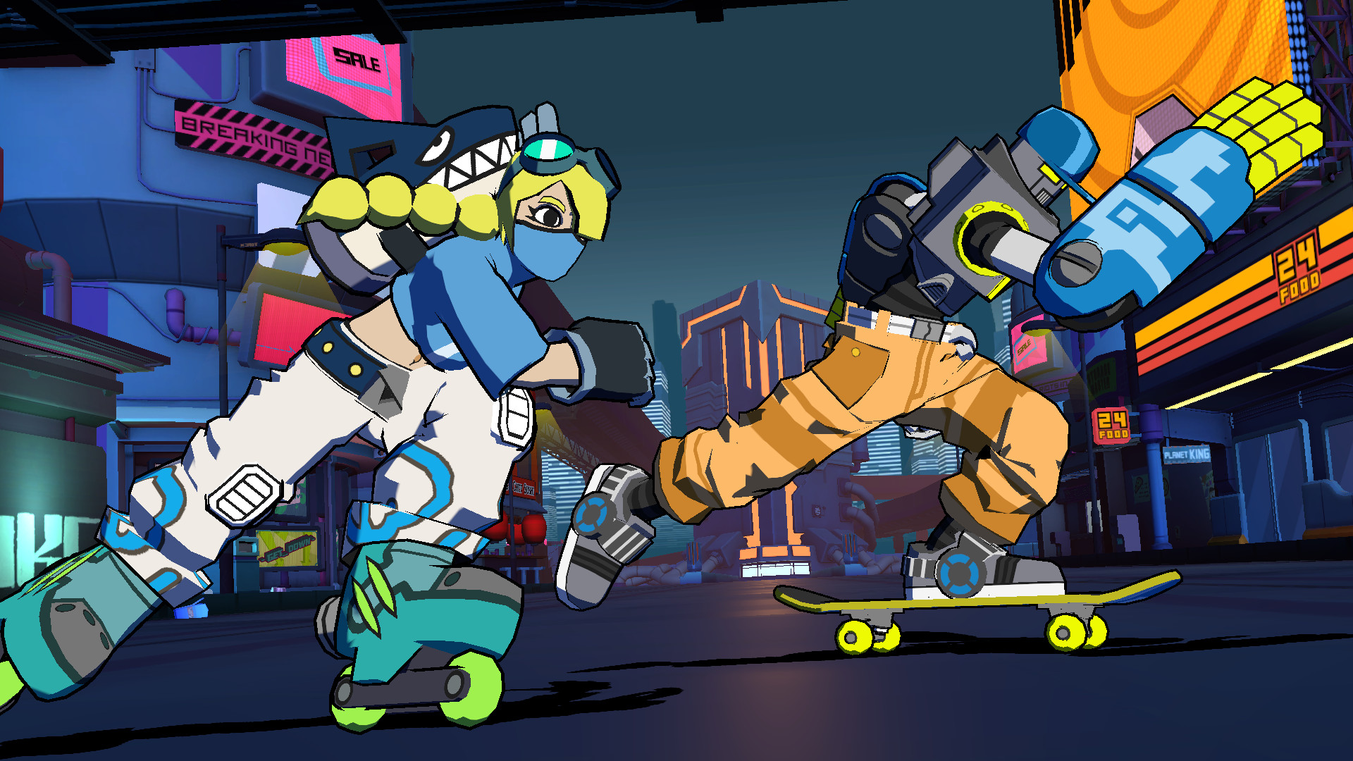 Скриншот: Lethal League Blaze