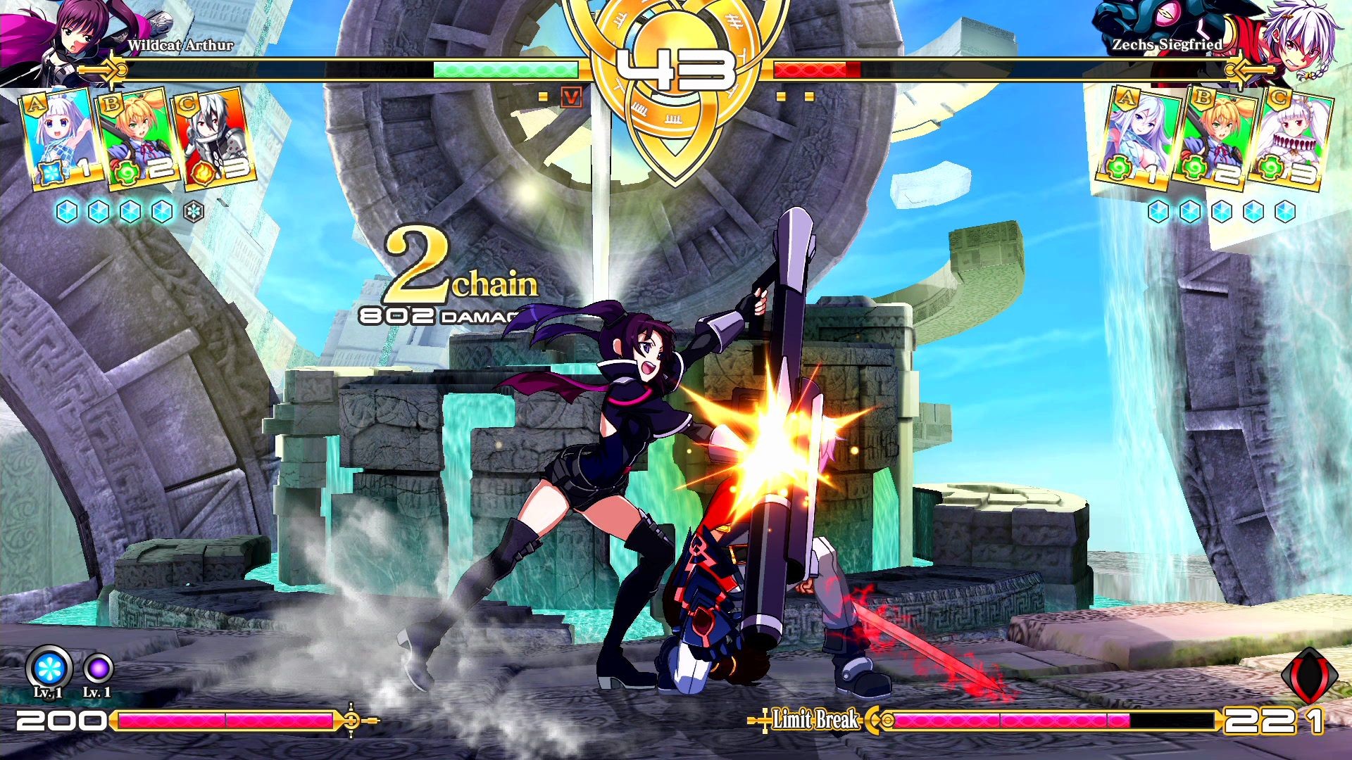 Скриншот: Million Arthur: Arcana Blood