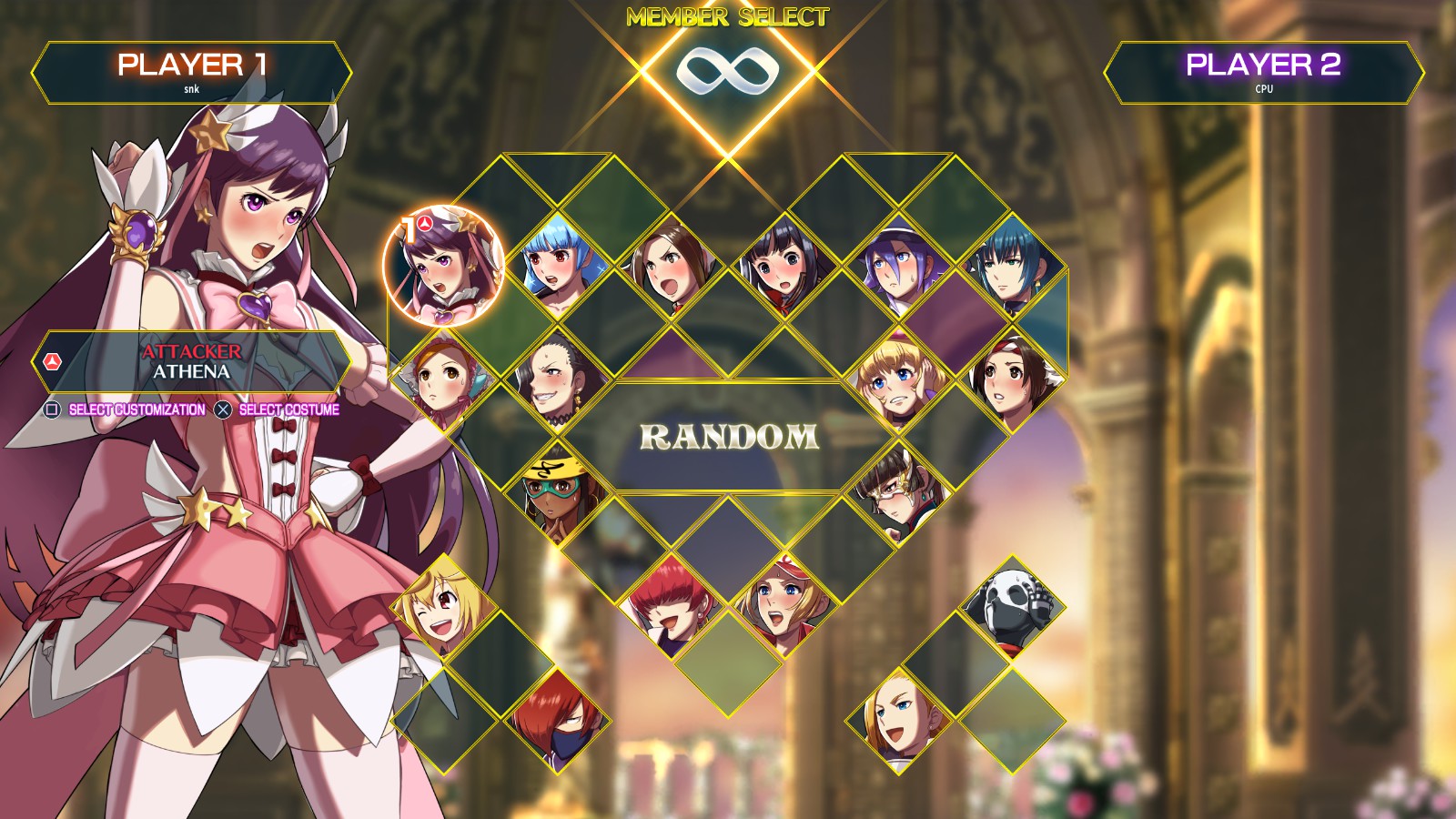 Скриншот: SNK HEROINES Tag Team Frenzy