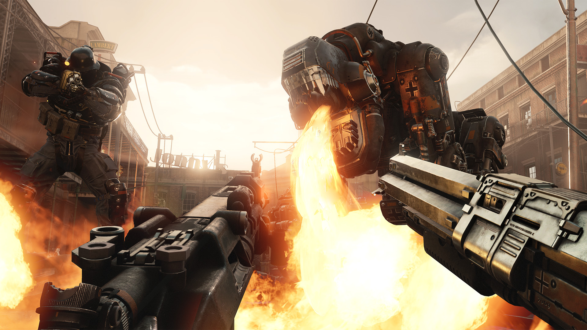 Скриншот: Wolfenstein II: The New Colossus