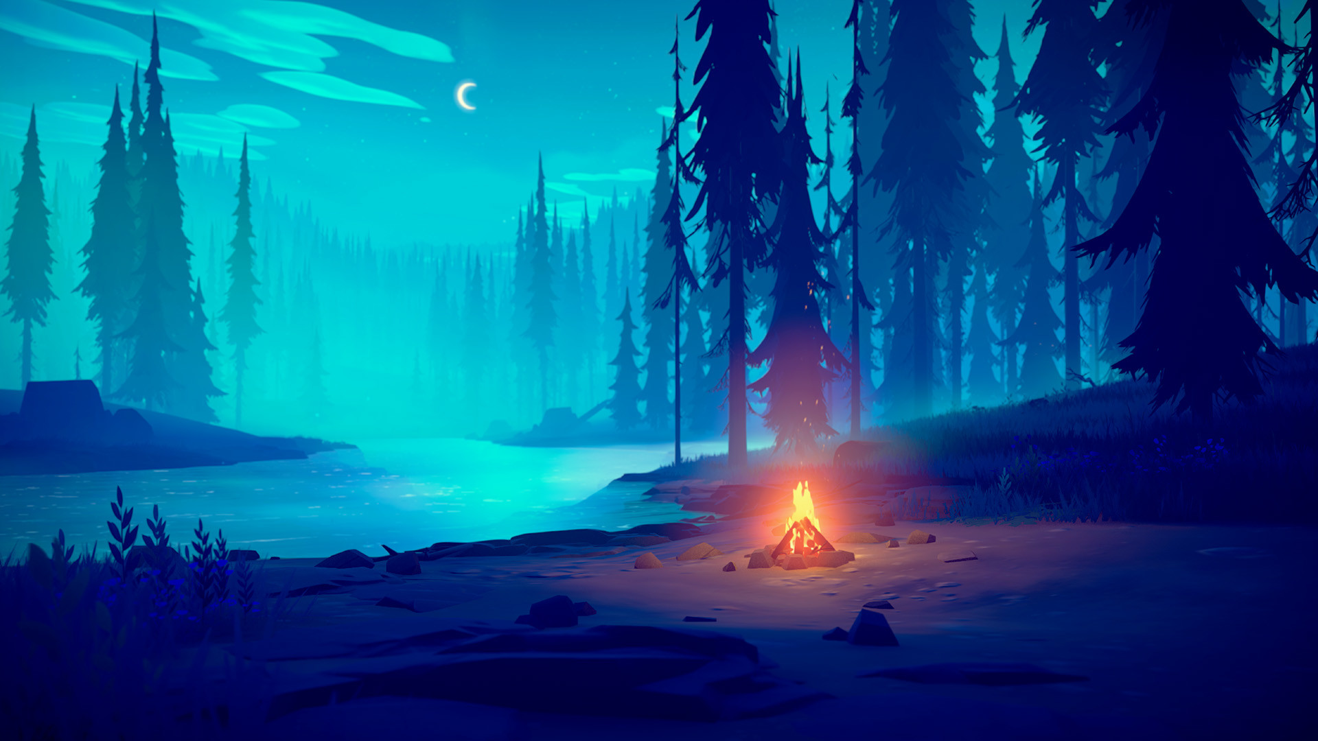 Скриншот: Among Trees