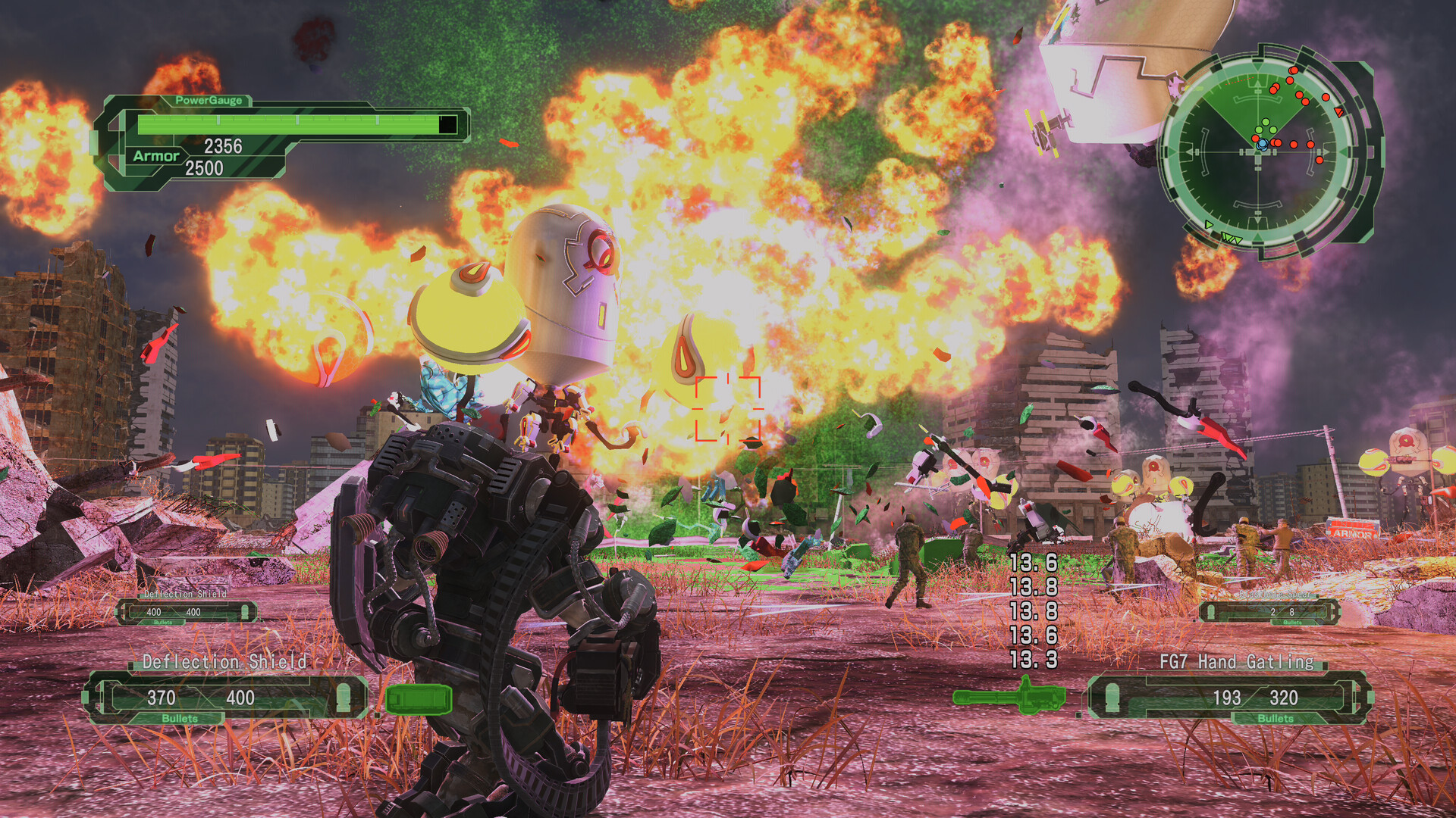 Скриншот: EARTH DEFENSE FORCE 6