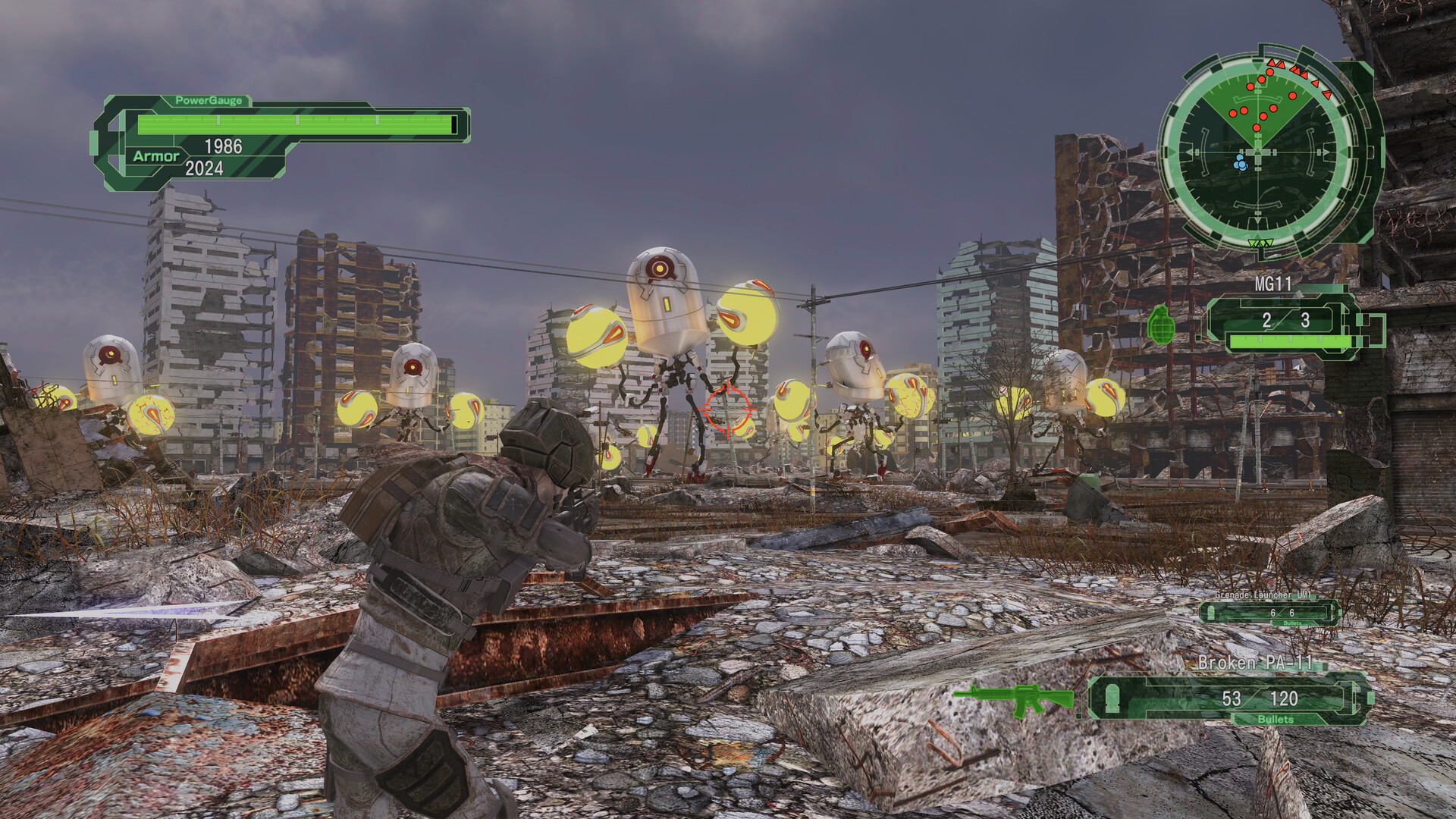 Скриншот: EARTH DEFENSE FORCE 6