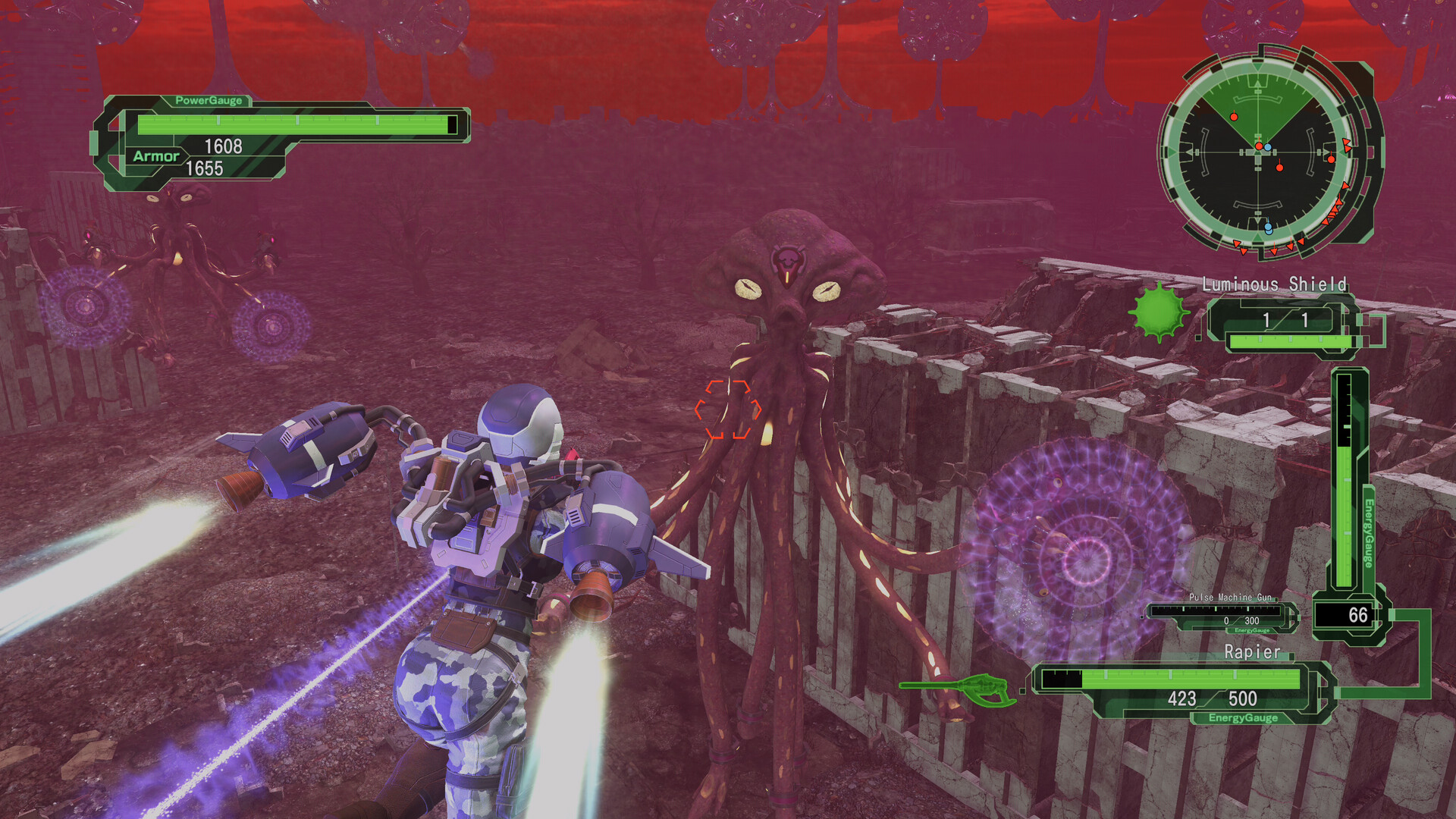 Скриншот: EARTH DEFENSE FORCE 6