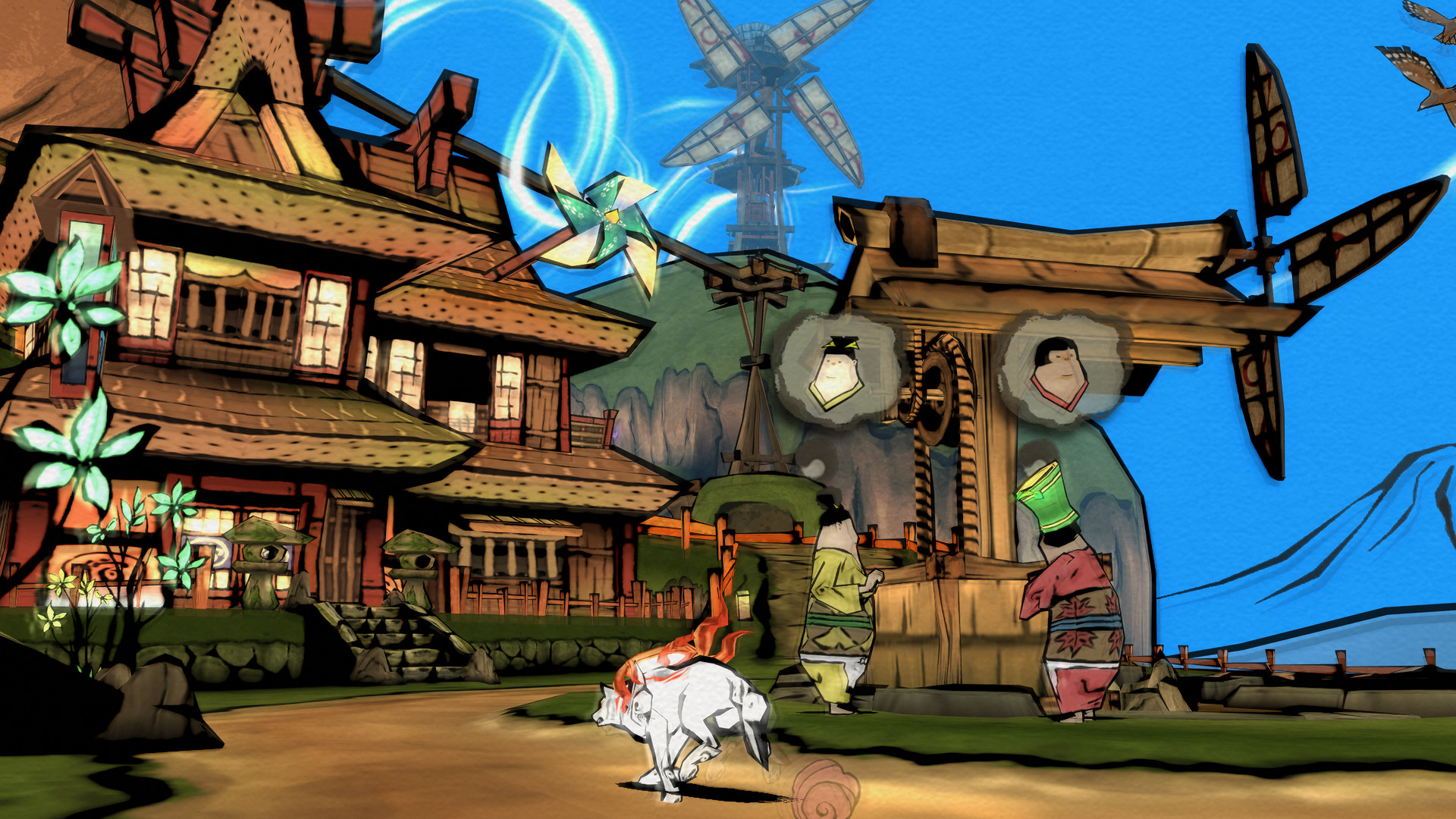 Скриншот: Okami HD