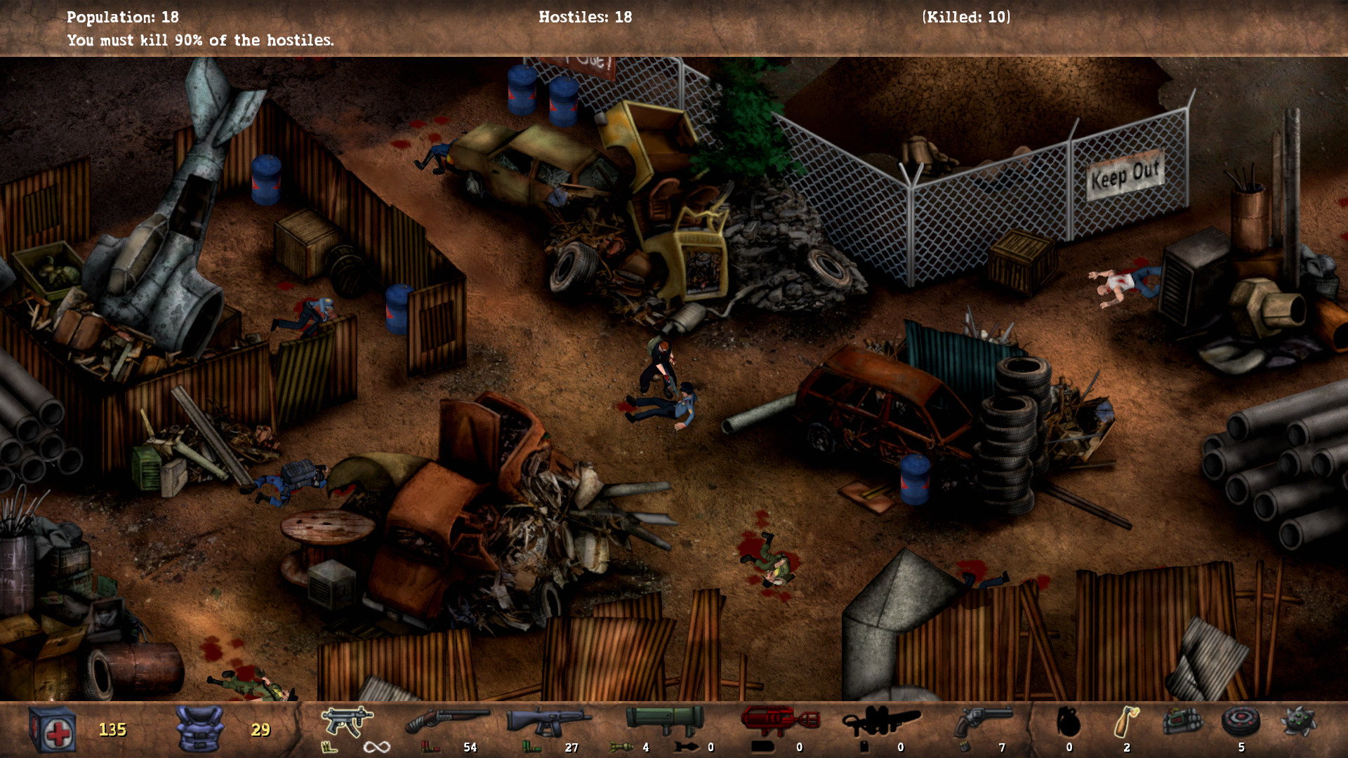 Скриншот: POSTAL Redux