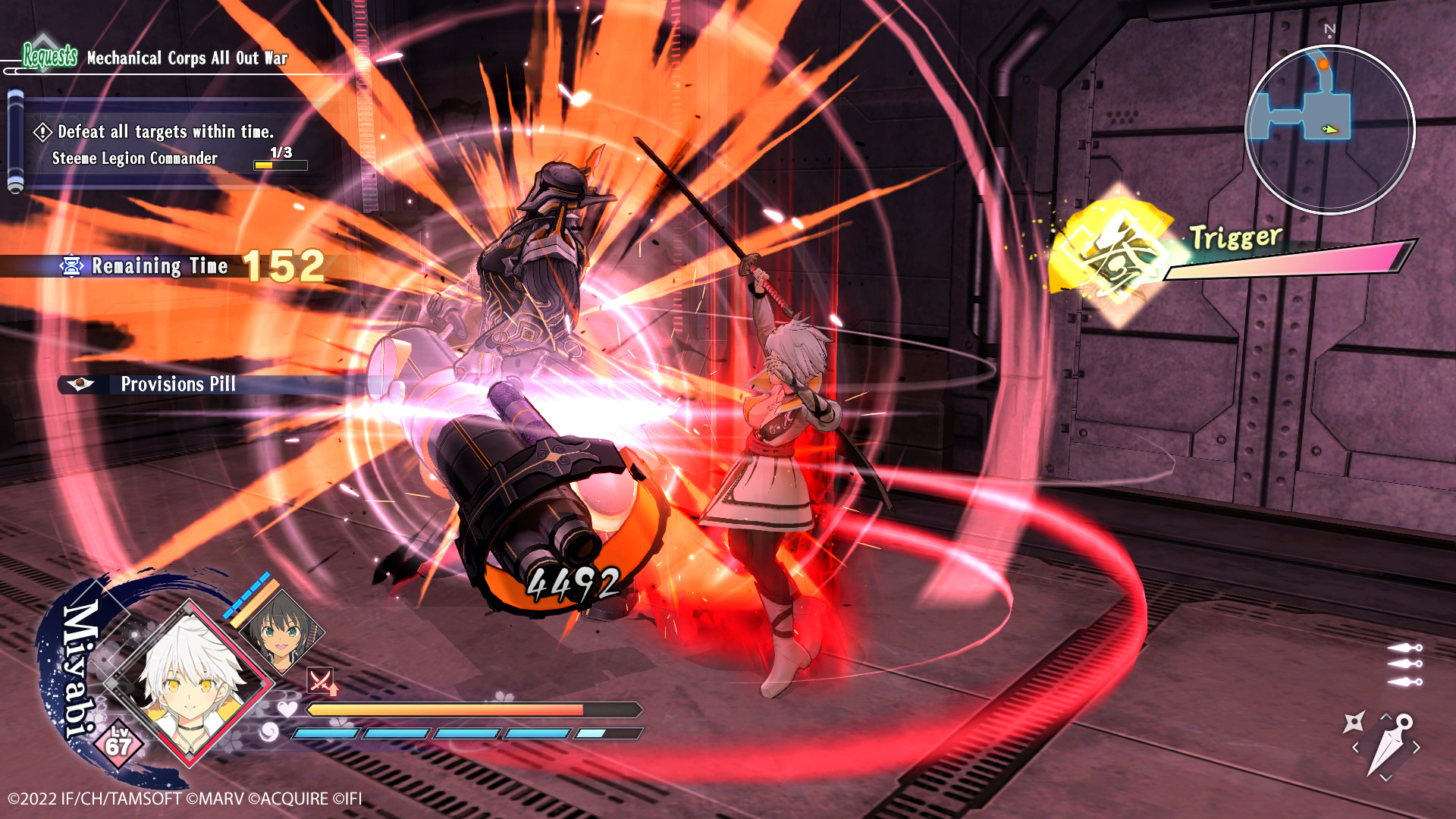 Скриншот: Neptunia x SENRAN KAGURA: Ninja Wars