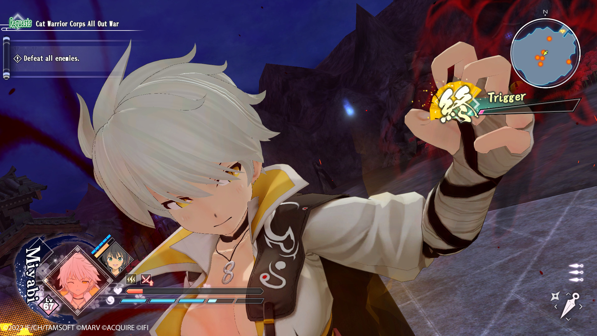 Скриншот: Neptunia x SENRAN KAGURA: Ninja Wars