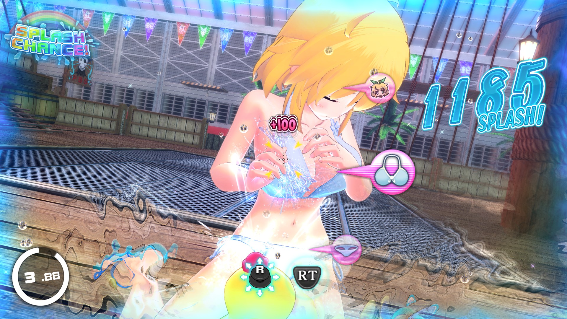 Скриншот: SENRAN KAGURA Peach Beach Splash