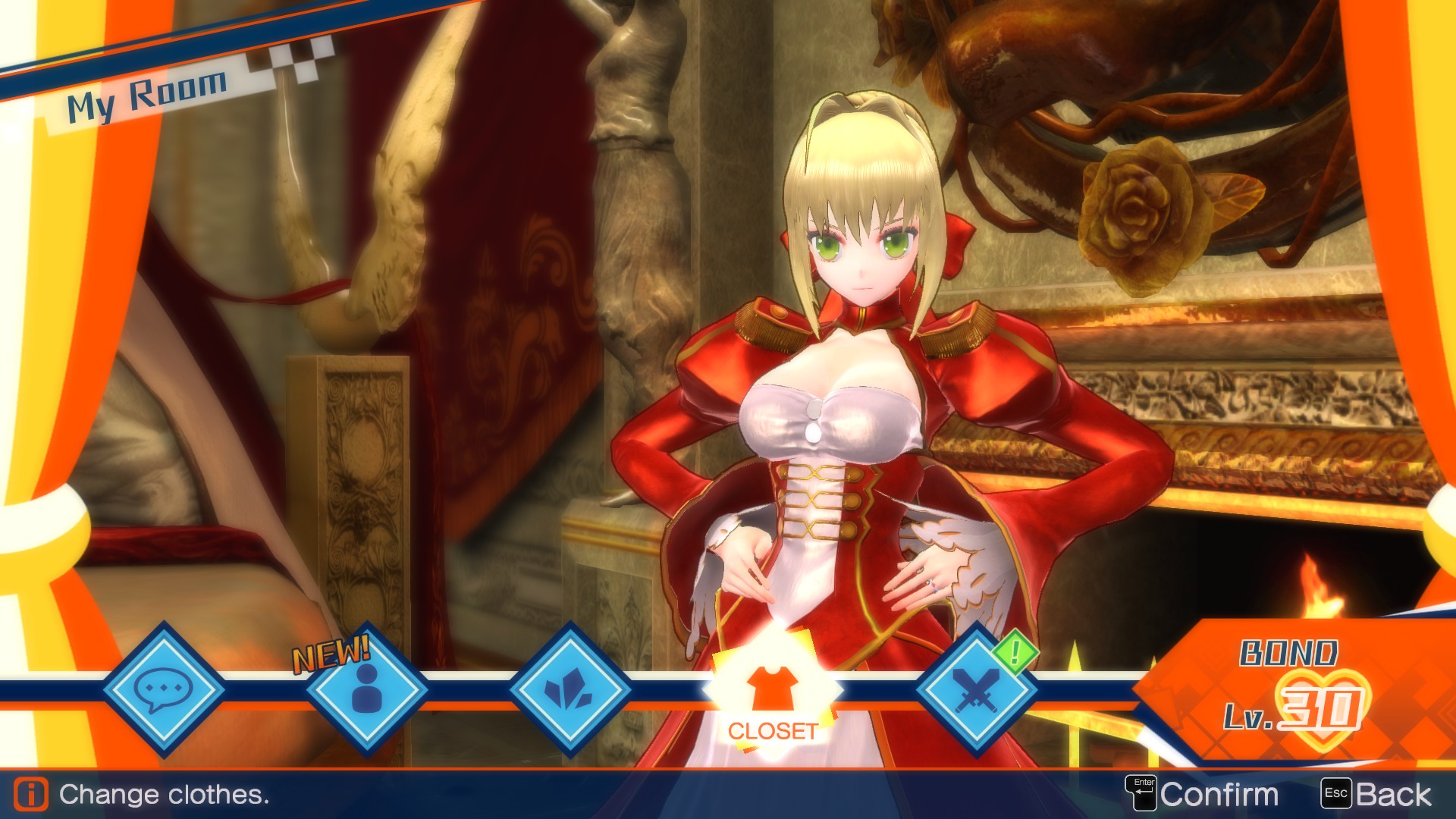 Скриншот: Fate/EXTELLA