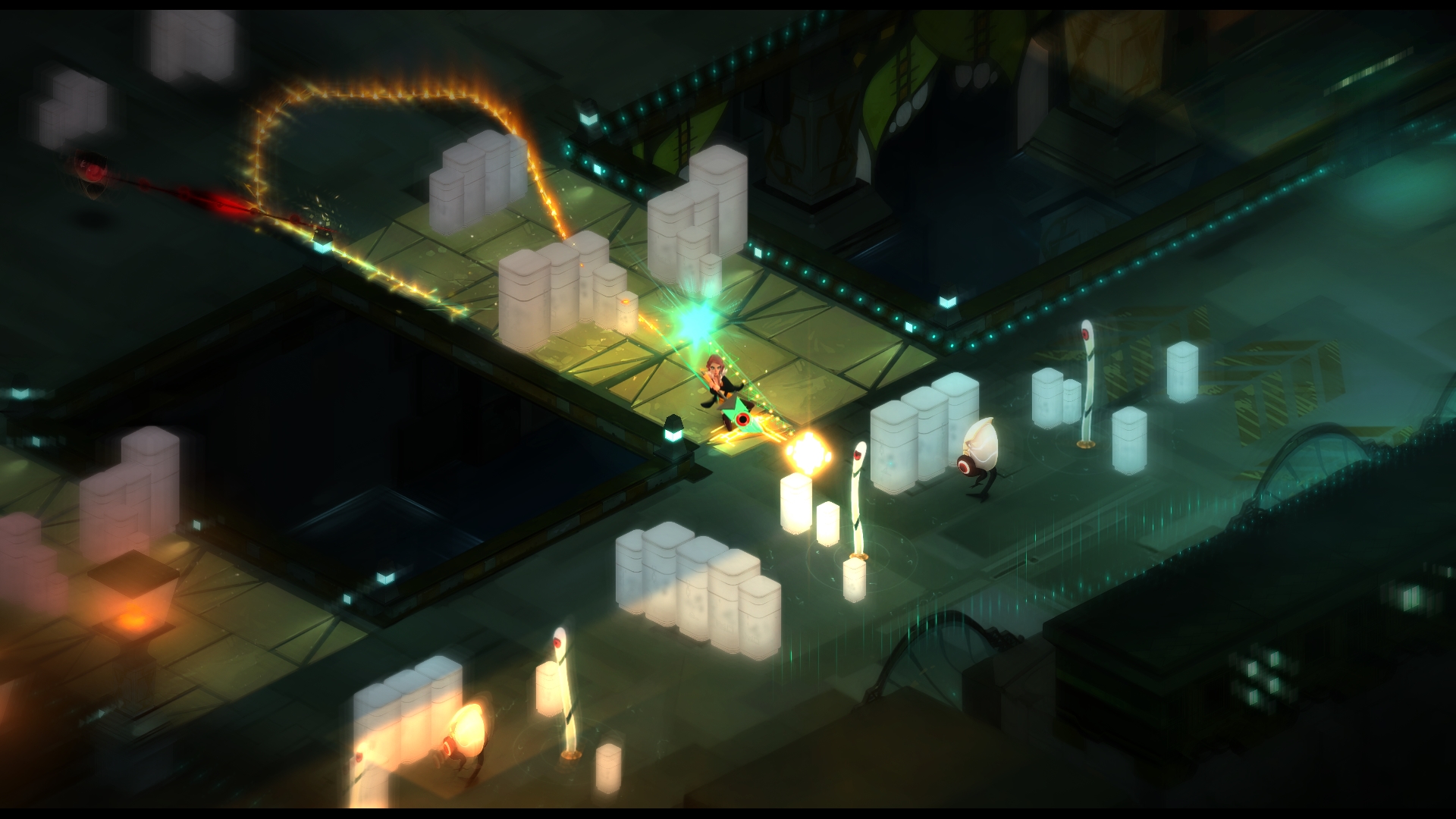 Скриншот: Transistor