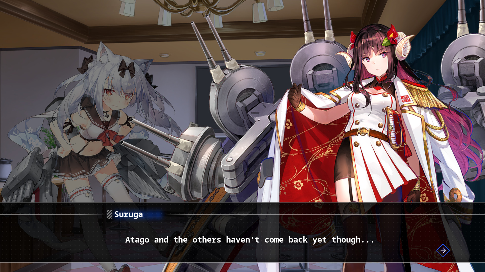 Скриншот: Azur Lane Crosswave