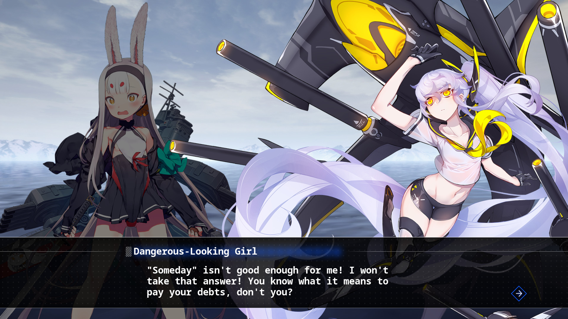 Скриншот: Azur Lane Crosswave