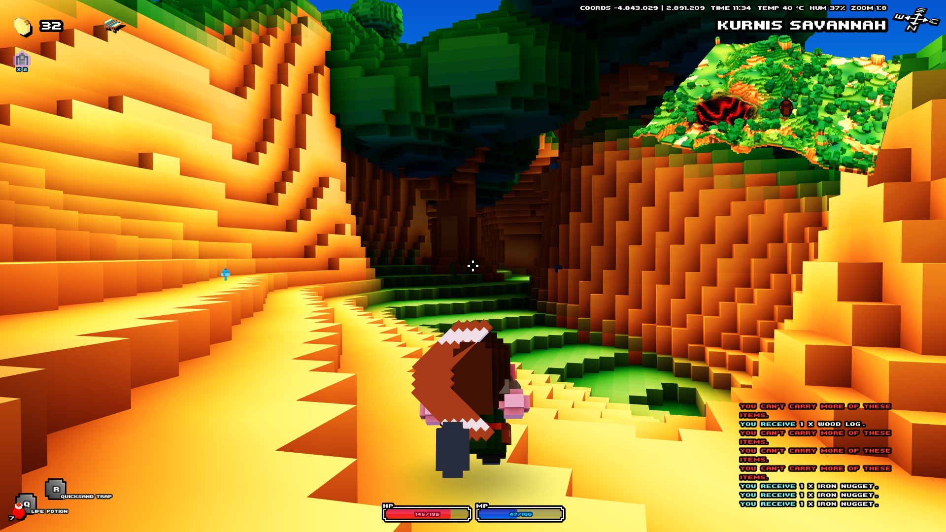 Скриншот: Cube World