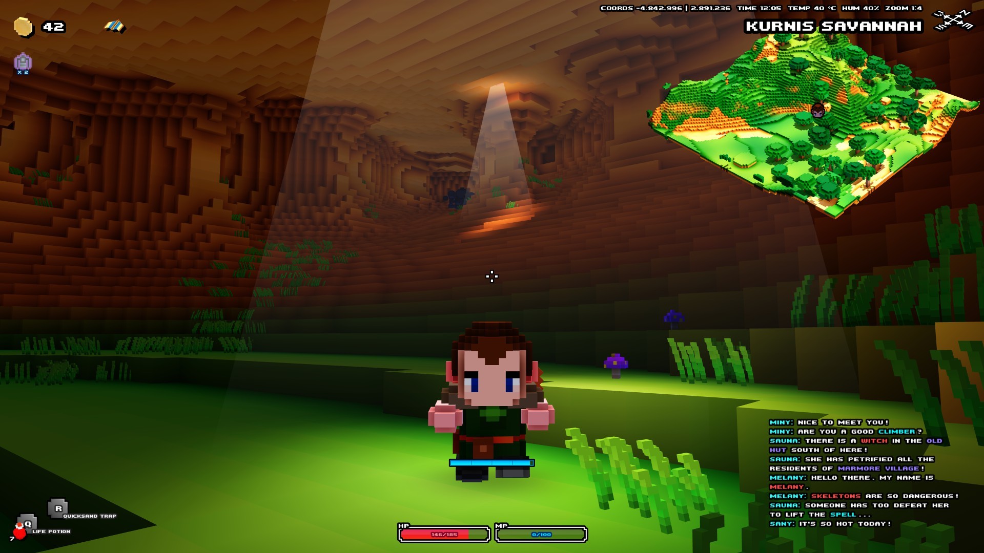 Скриншот: Cube World