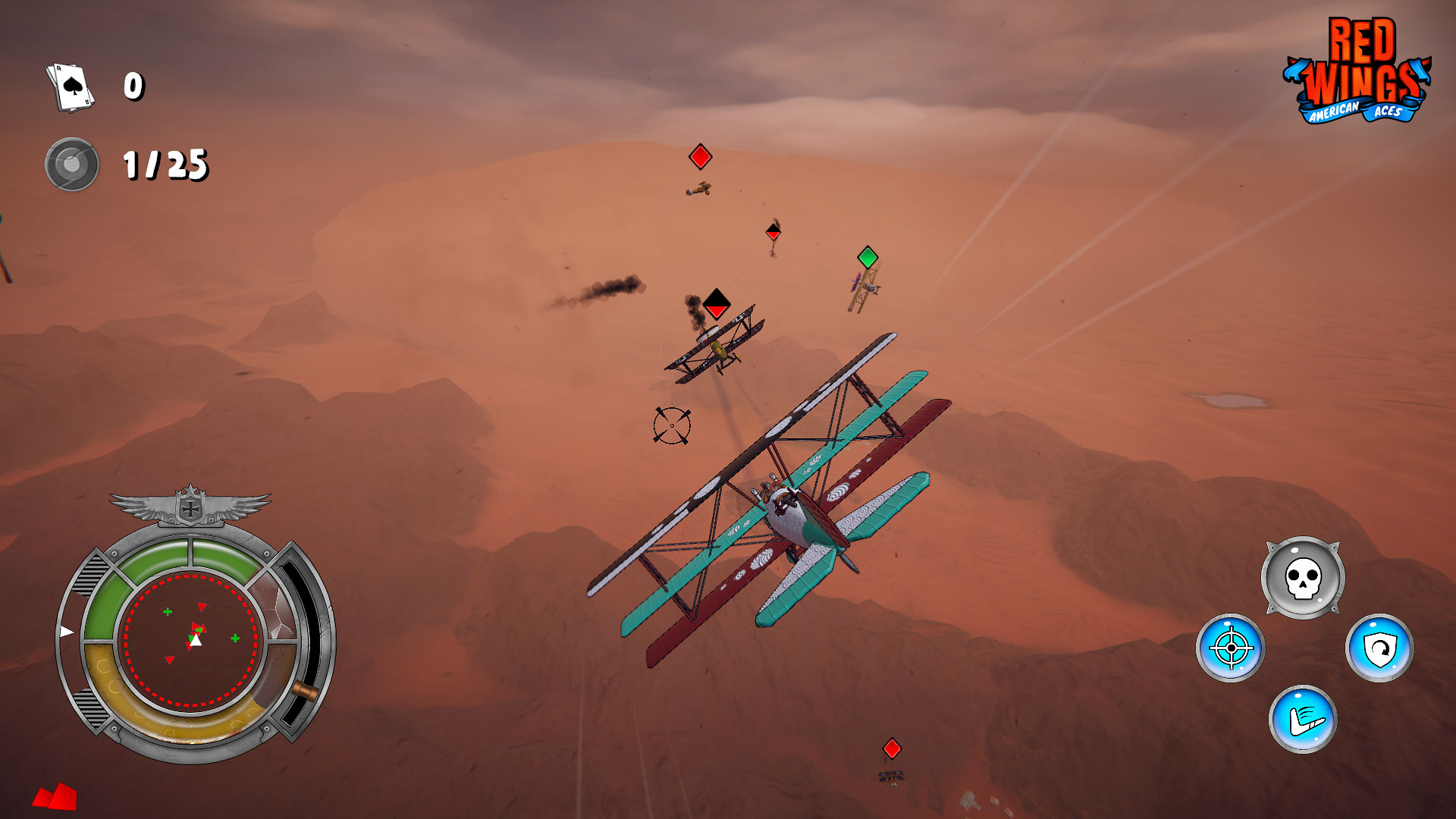 Скриншот: Red Wings: American Aces