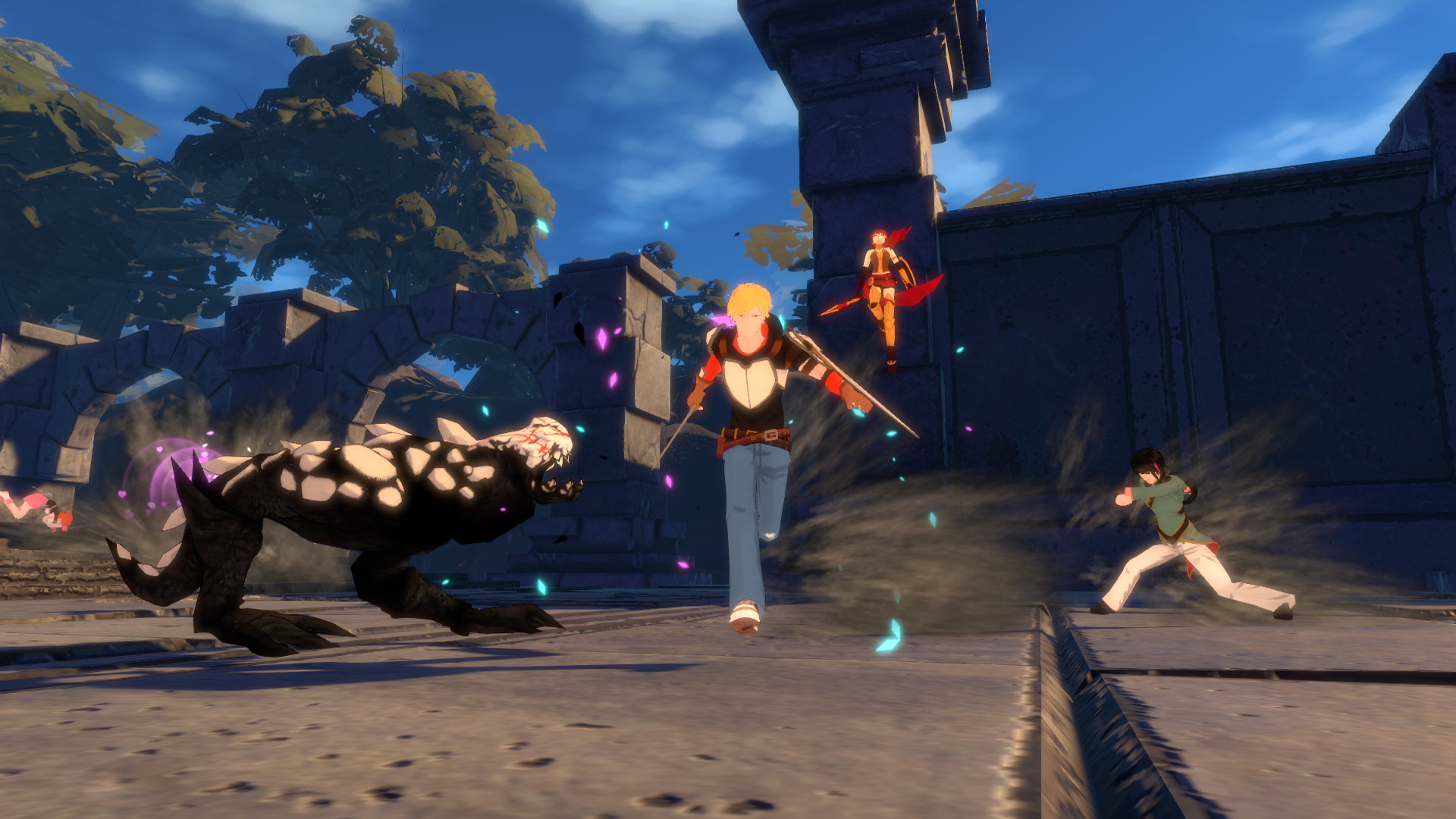 Скриншот: RWBY: Grimm Eclipse