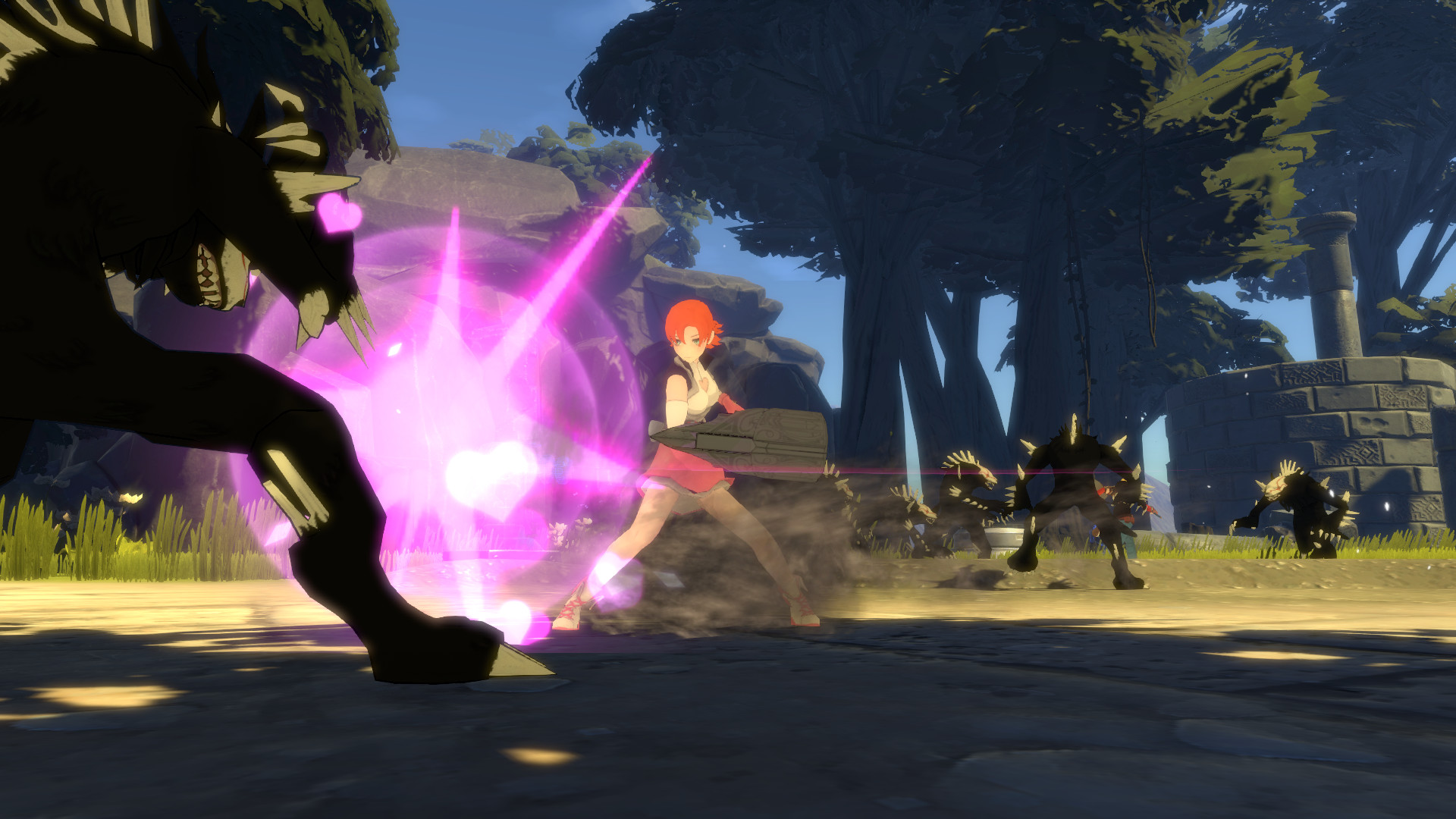 Скриншот: RWBY: Grimm Eclipse