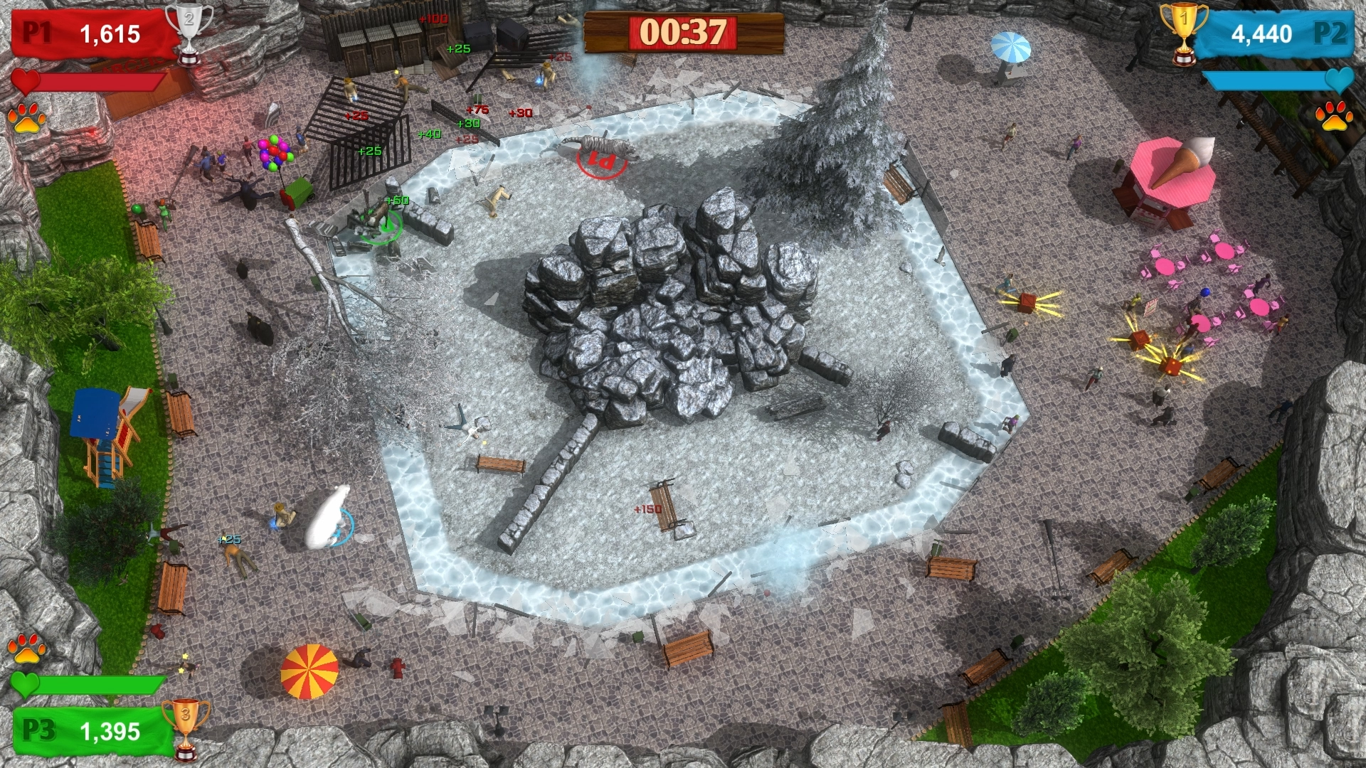 Скриншот: Zoo Rampage