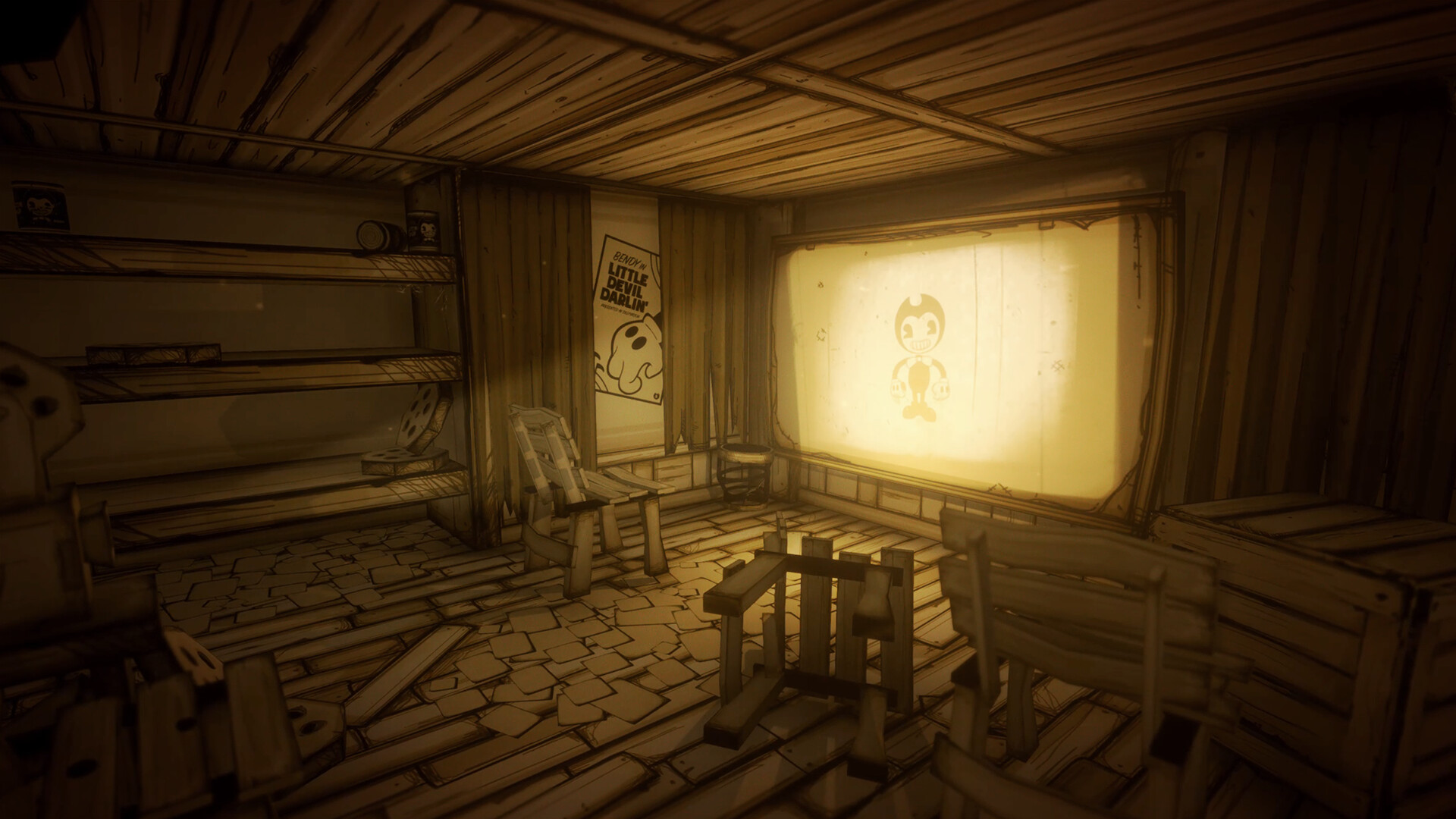 Скриншот: Bendy and the Ink Machine